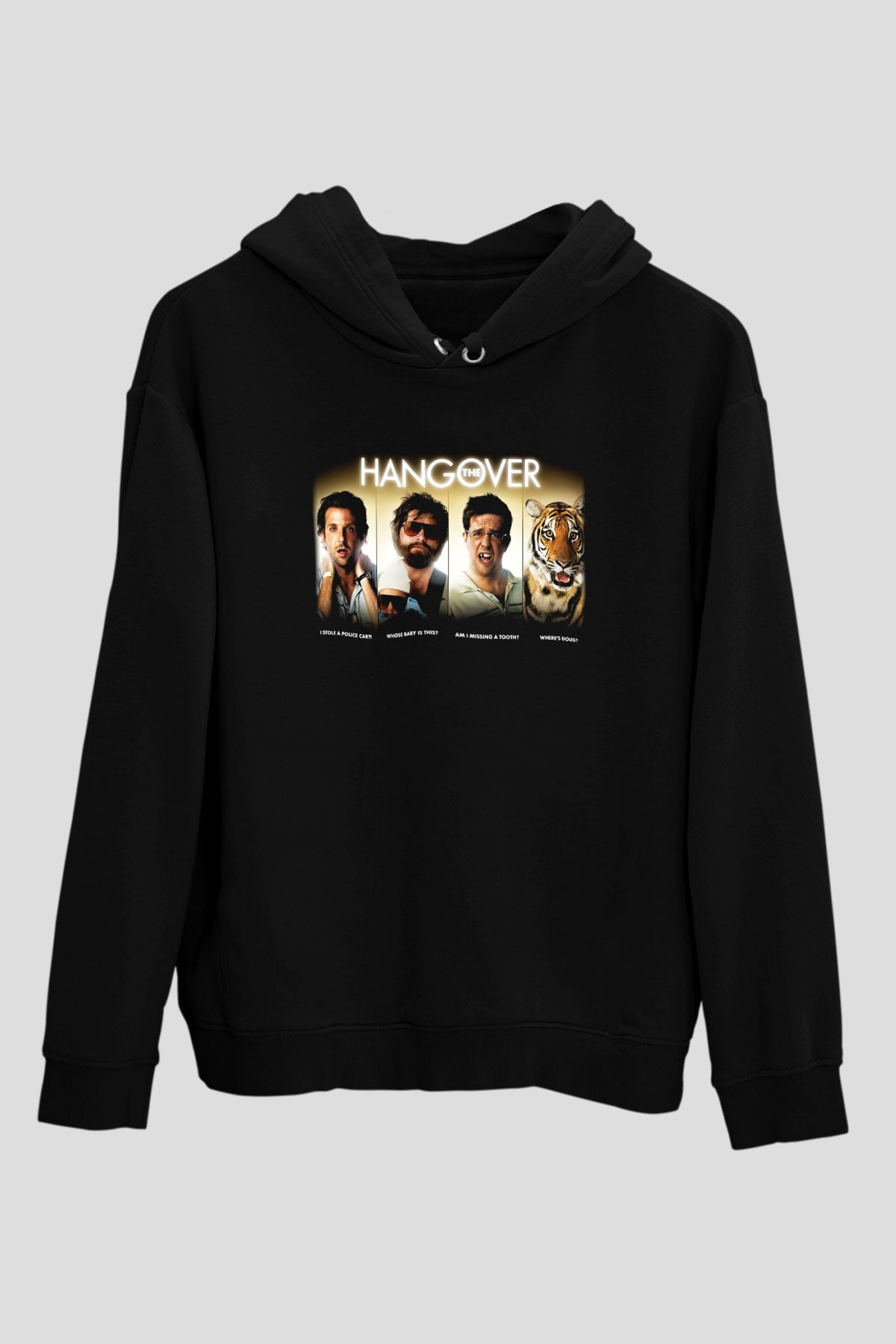 The Hangover Siyah Unisex Hoodie