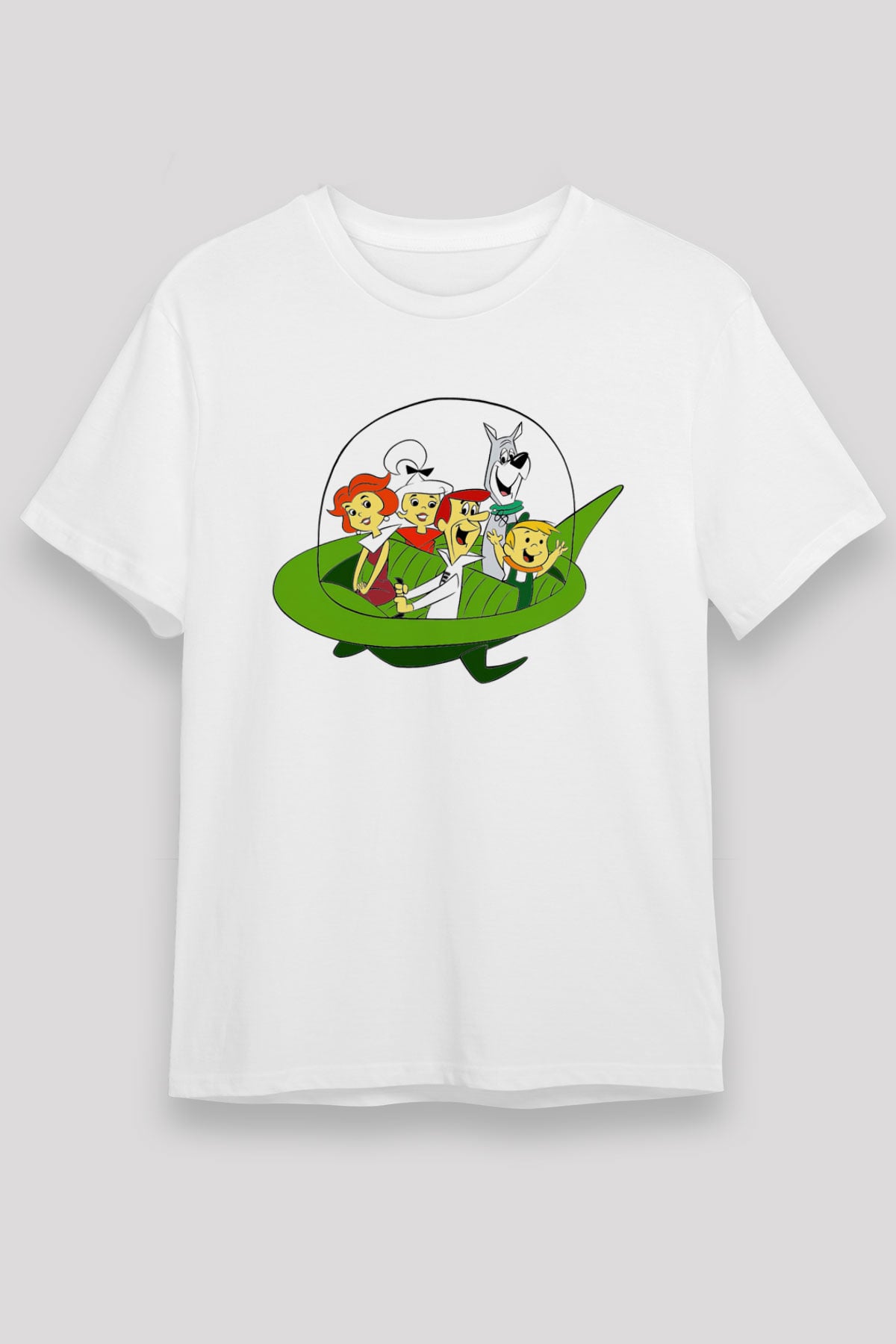 The Jetsons Jetsonlar Beyaz Unisex Tişört
