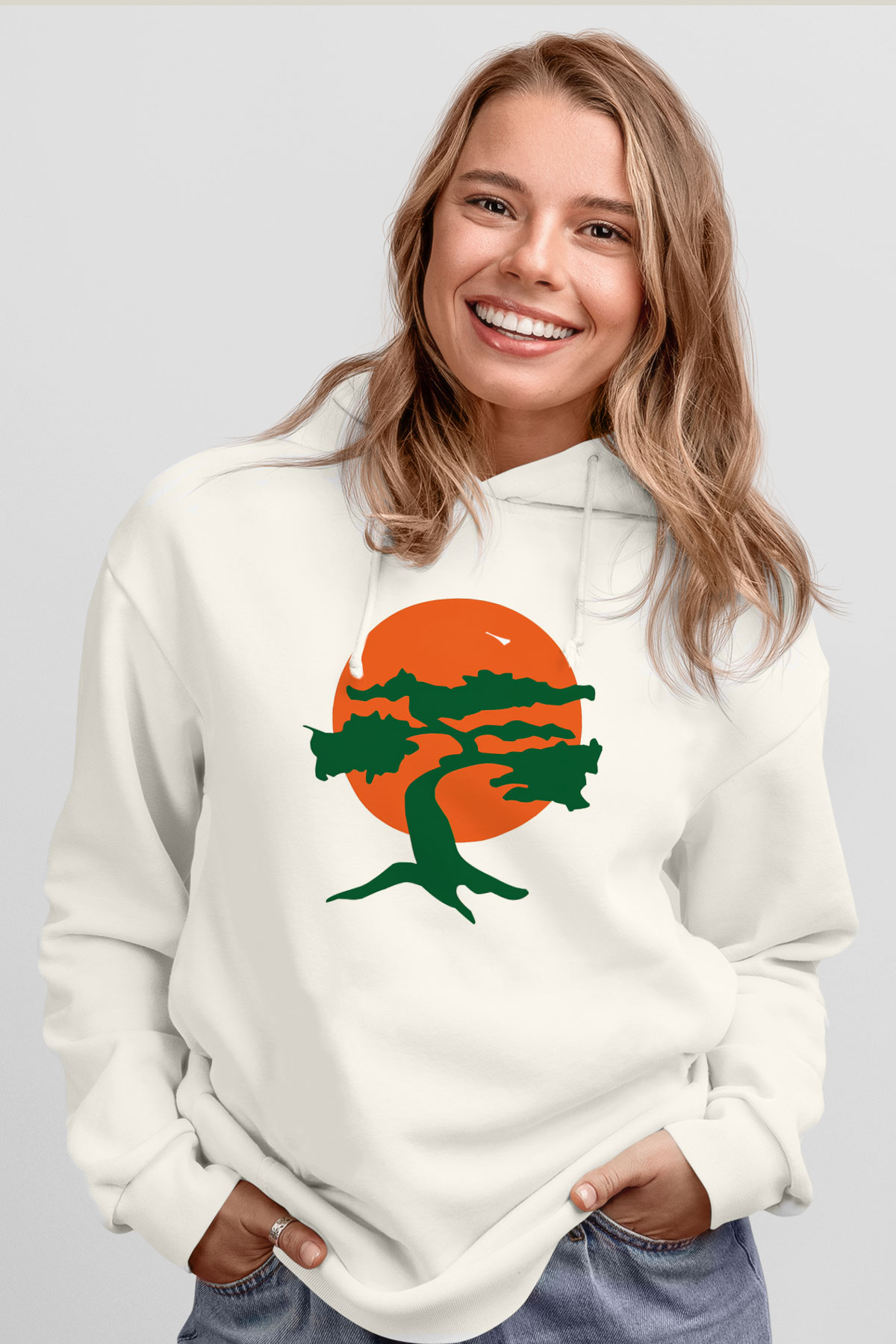 The Karate Kid Beyaz Unisex Hoodie