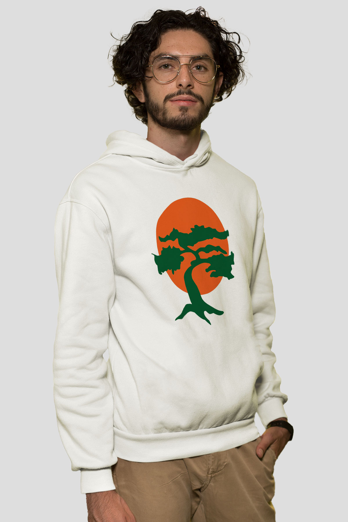 The Karate Kid Beyaz Unisex Hoodie