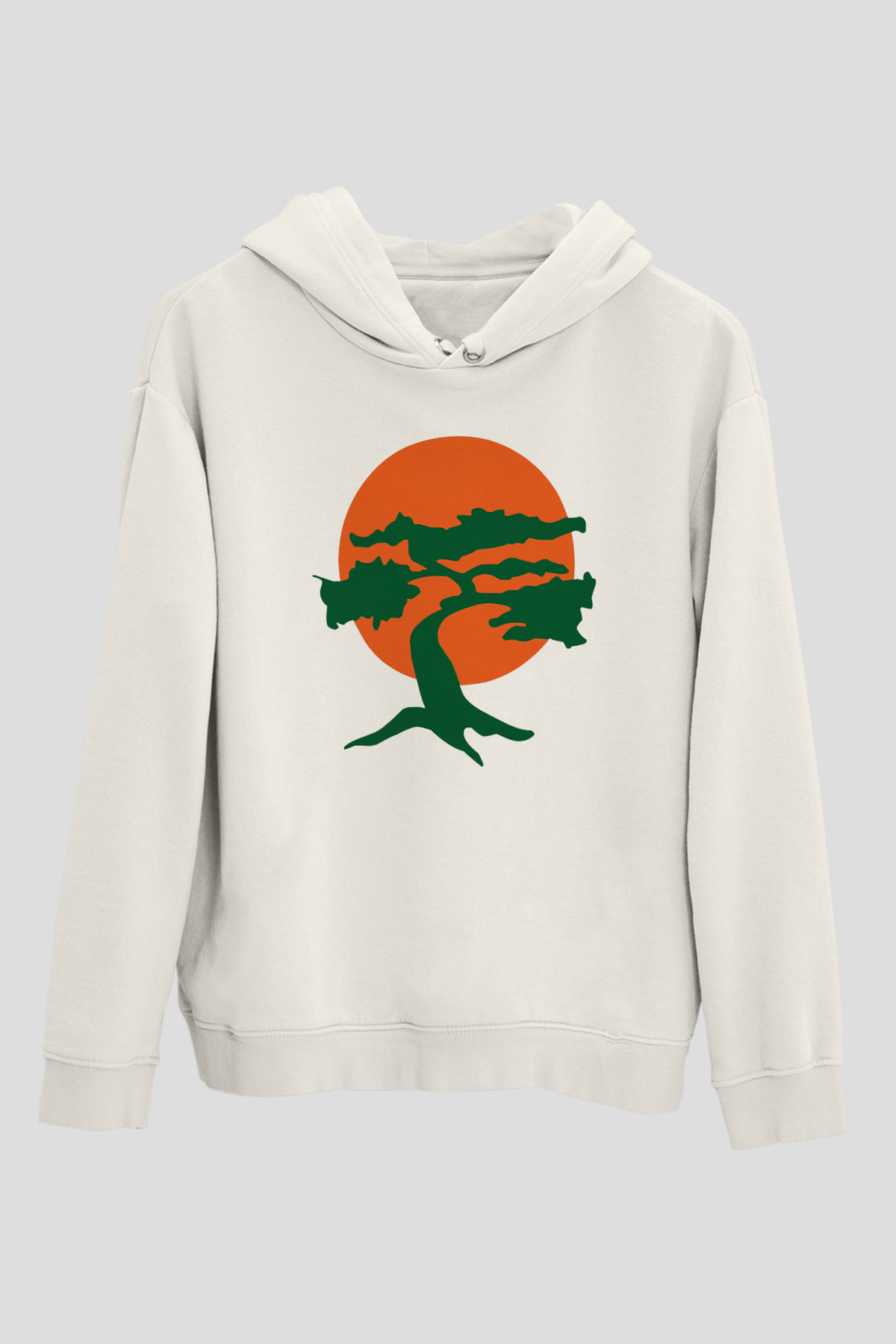 The Karate Kid Beyaz Unisex Hoodie