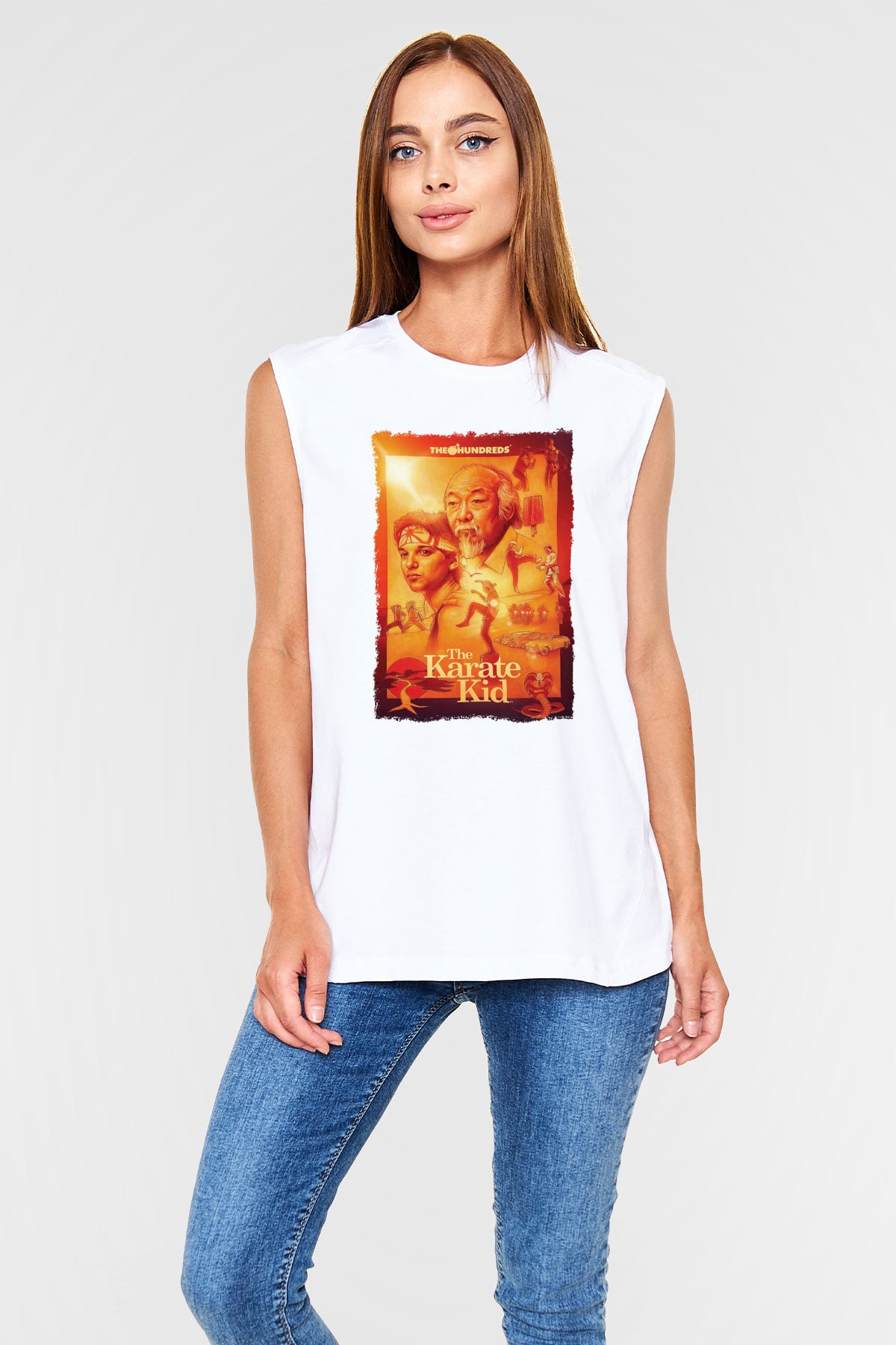 The Karate Kid Beyaz Unisex Kolsuz Tişört