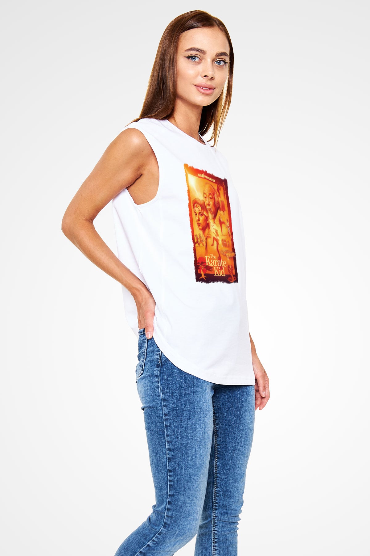 The Karate Kid Beyaz Unisex Kolsuz Tişört