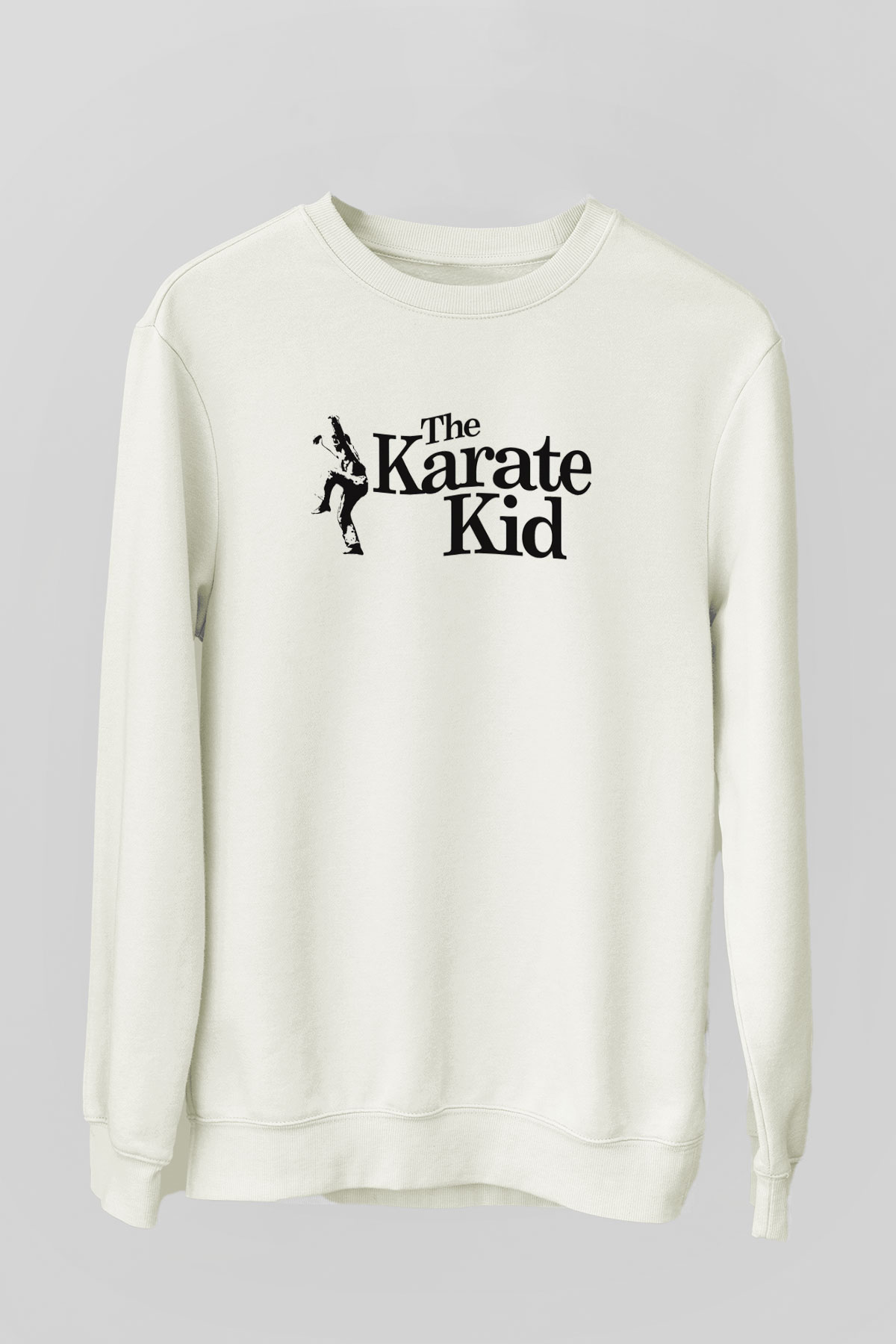 The Karate Kid Beyaz Unisex Sweatshirt