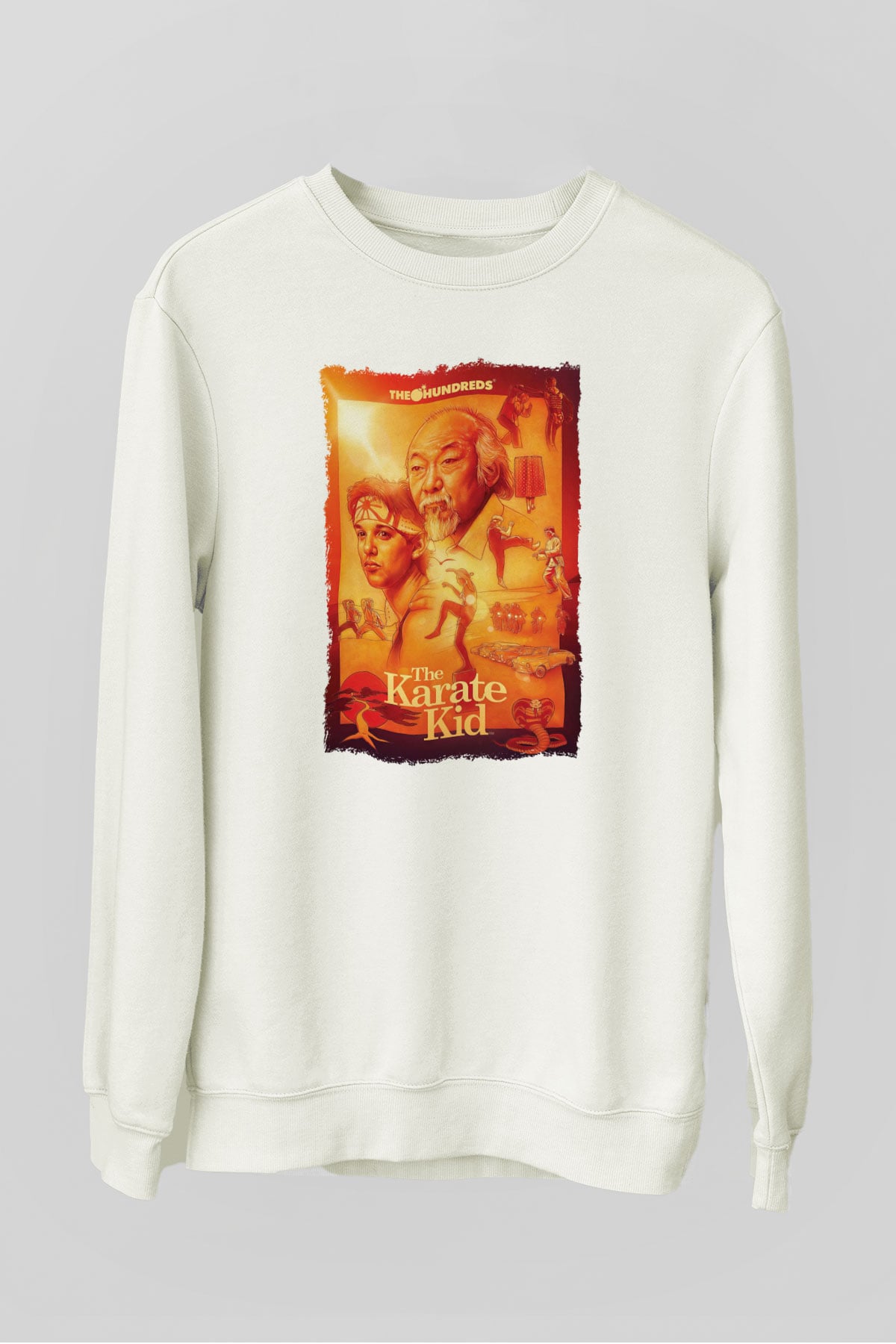 The Karate Kid Beyaz Unisex Sweatshirt