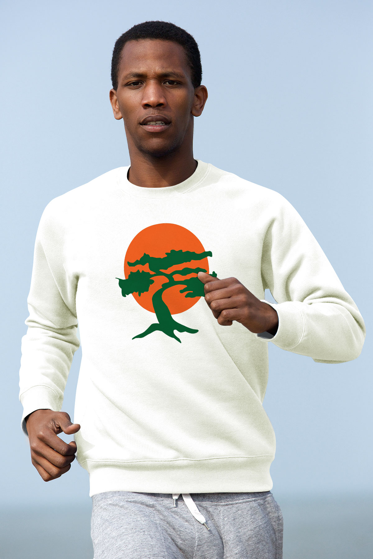 The Karate Kid Beyaz Unisex Sweatshirt