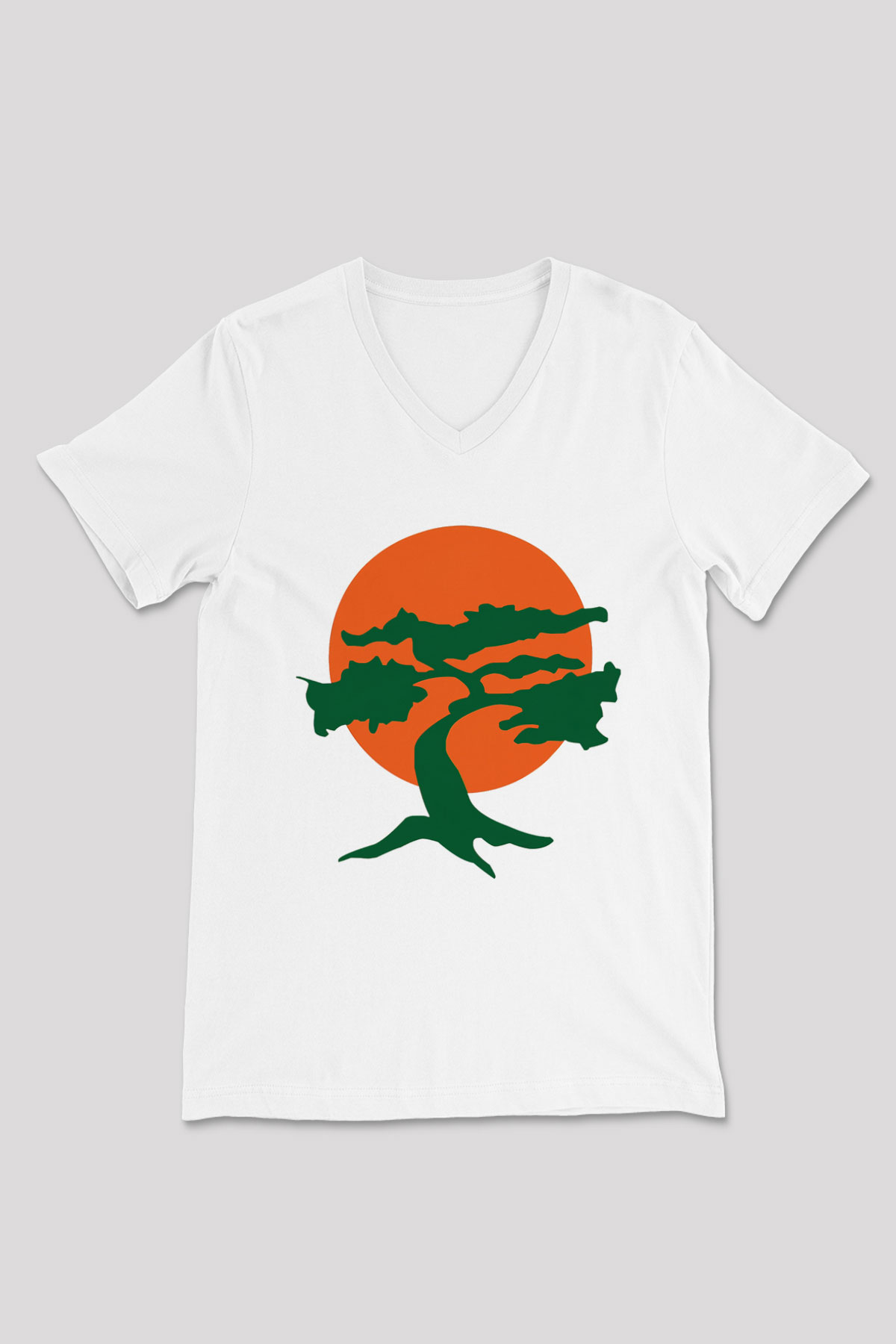 The Karate Kid Beyaz Unisex V Yaka Tişört T-Shirt