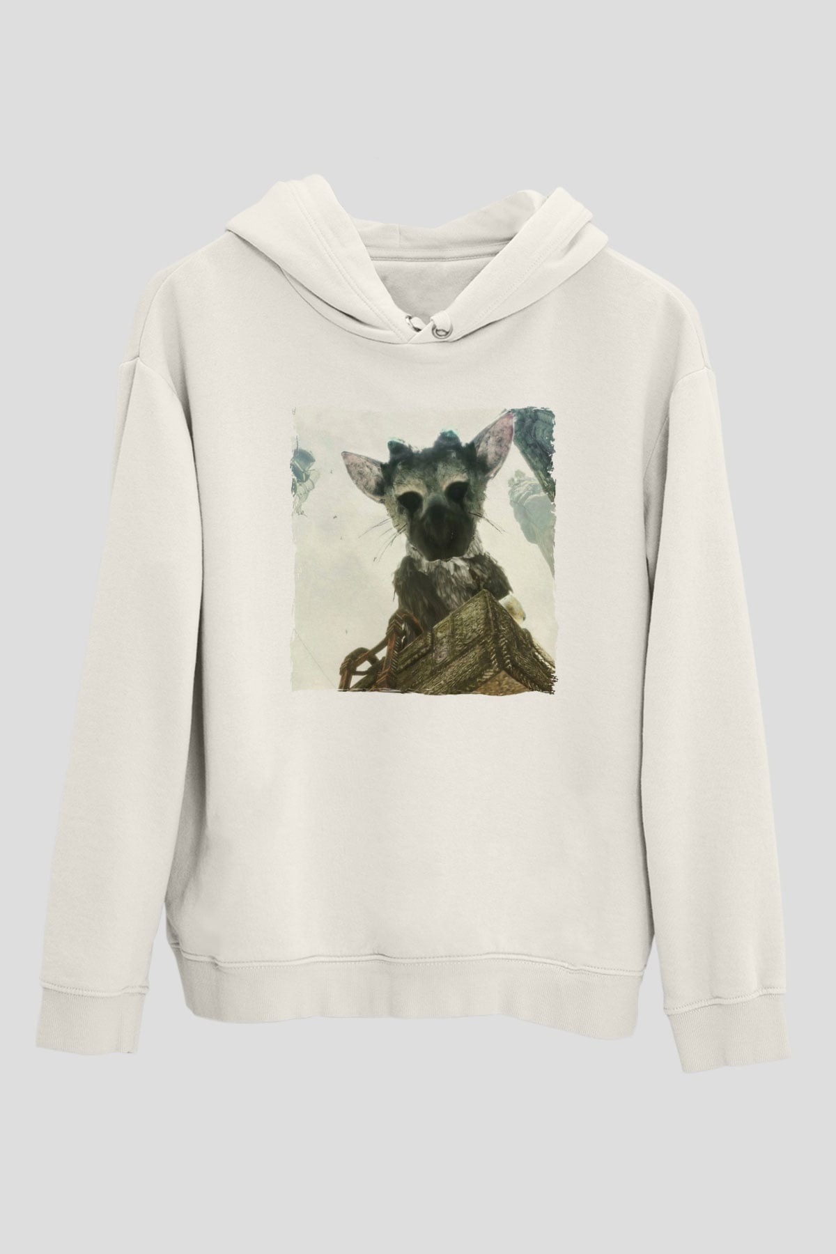 The Last Guardian Beyaz Unisex Hoodie
