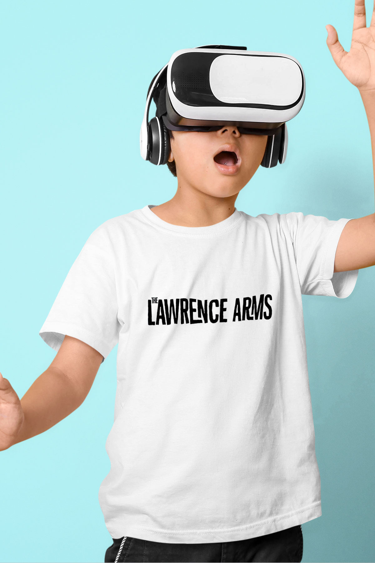 The Lawrence Arms Baskılı Beyaz Unisex Çocuk Tişört