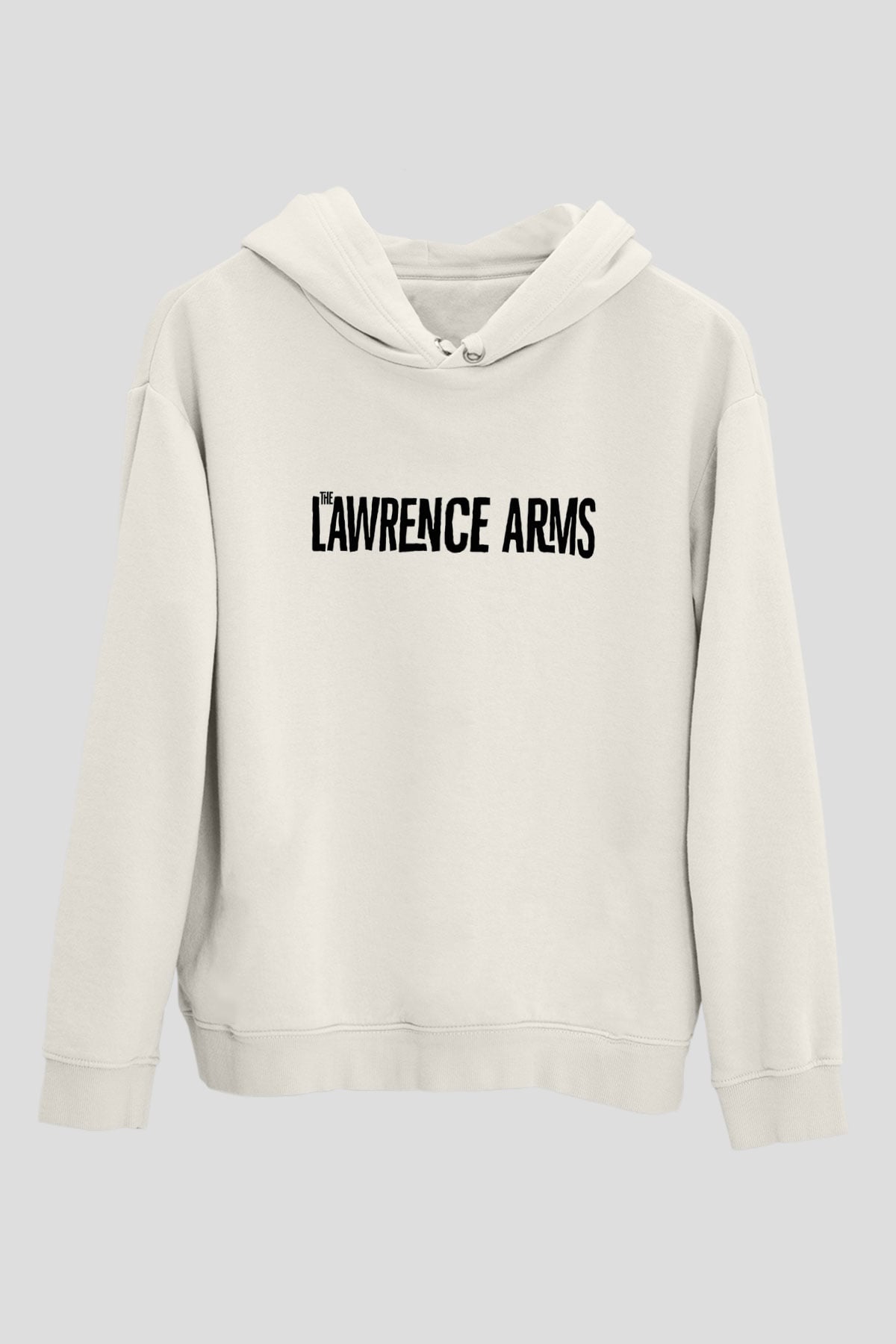 The Lawrence Arms Beyaz Unisex Kapşonlu Sweatshirt