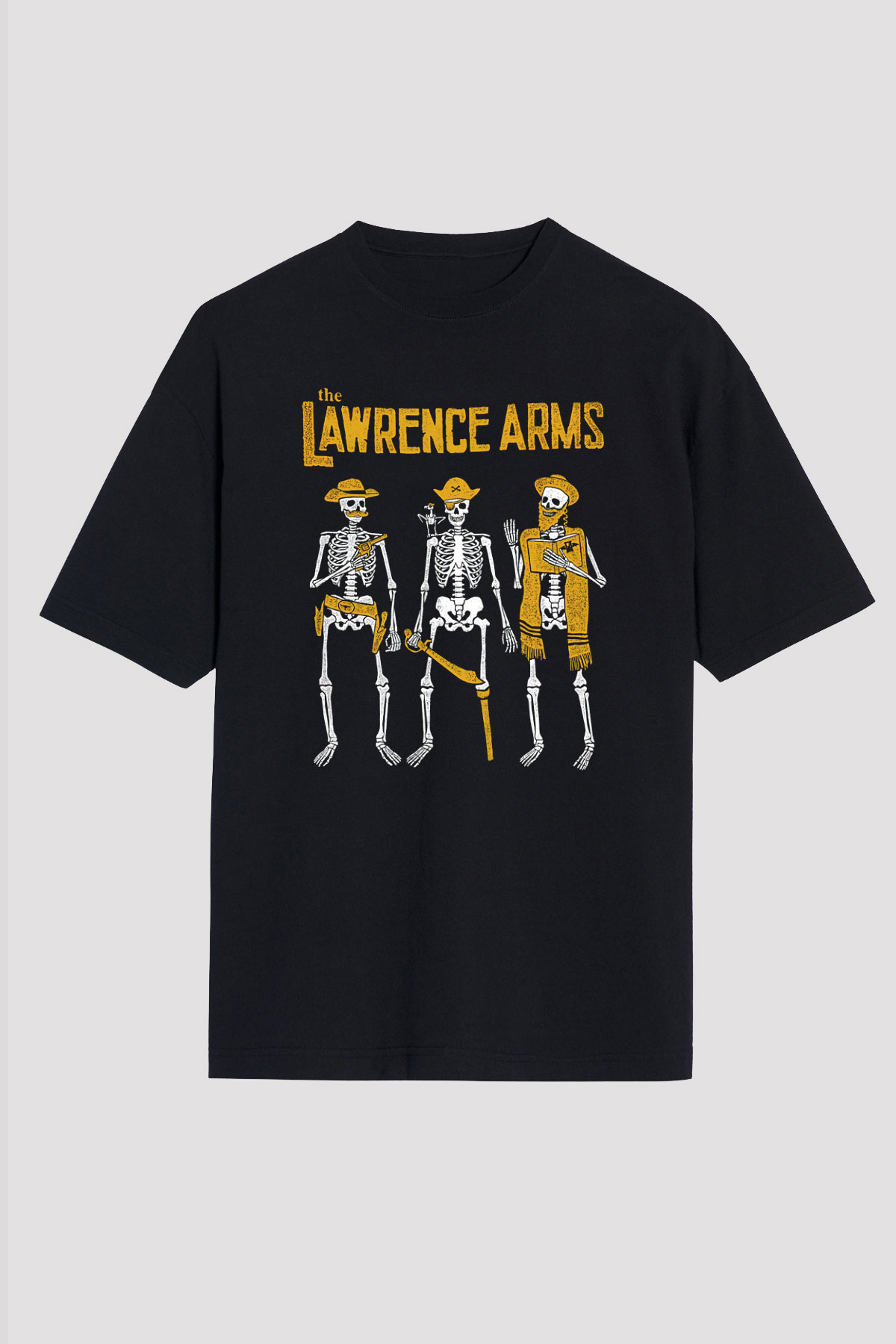 The Lawrence Arms Siyah Unisex Oversize Tişört T-Shirt