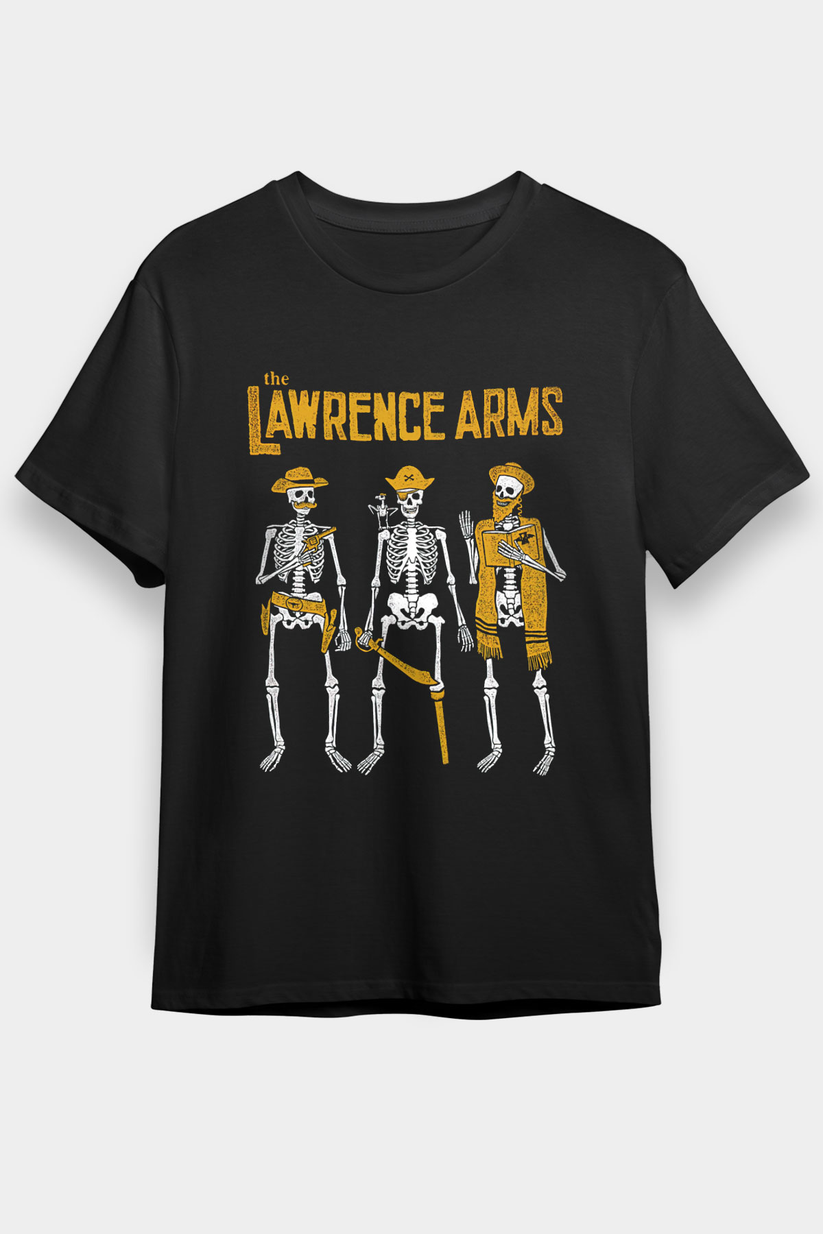 The Lawrence Arms Siyah Unisex Tişört T-Shirt - TişörtFabrikası