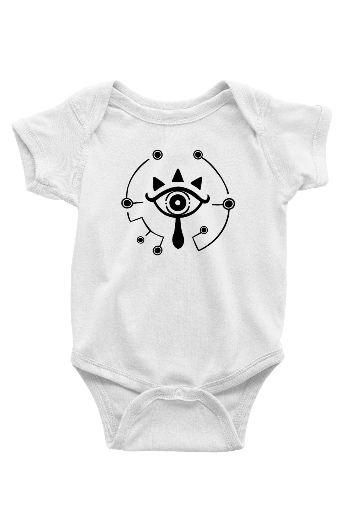 The Legend of Zelda Baskılı Beyaz Unisex Bebek Body - Zıbın