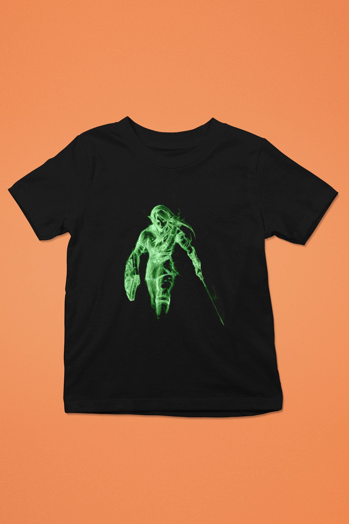 The Legend of Zelda Baskılı Siyah Unisex Çocuk Tişört