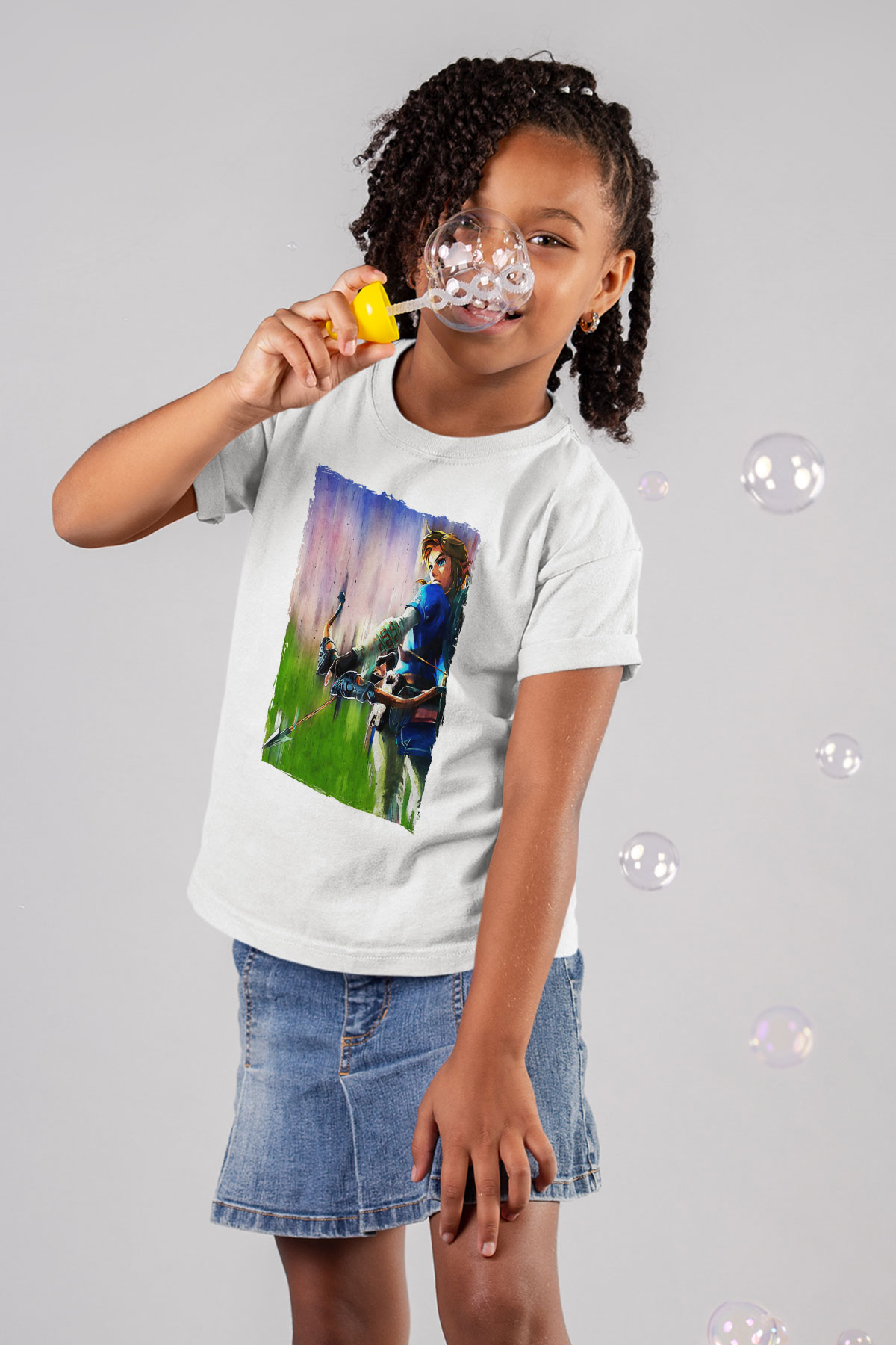 The Legend of Zelda Beyaz Unisex  Çocuk Tişört