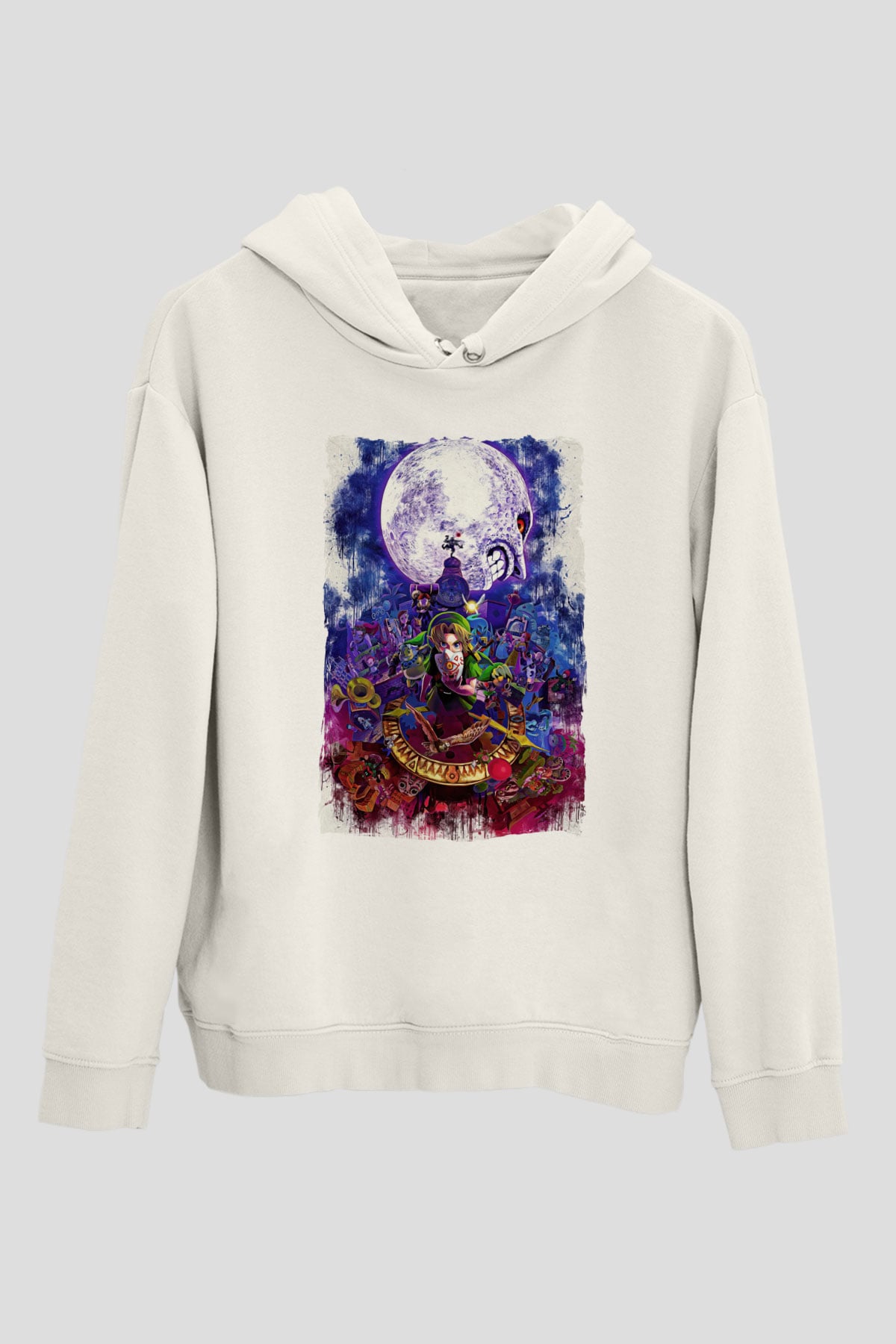 The Legend of Zelda Beyaz Unisex Hoodie