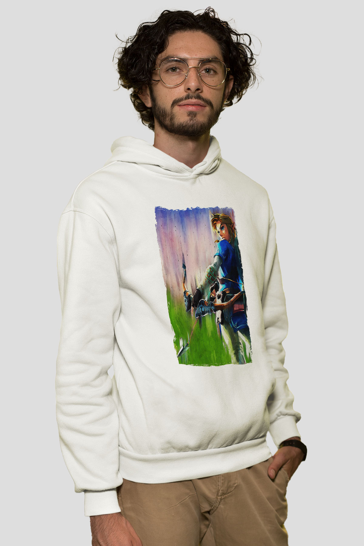 The Legend of Zelda Beyaz Unisex Hoodie