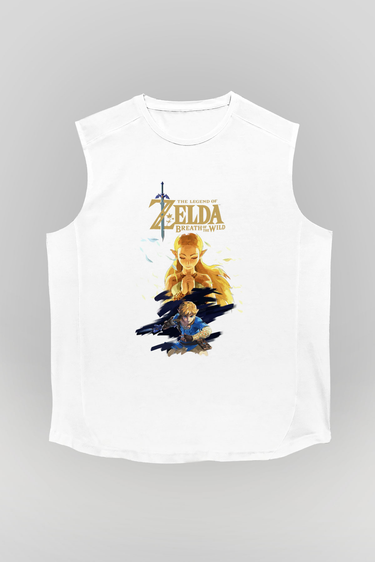 The Legend of Zelda Beyaz Unisex Kolsuz Tişört