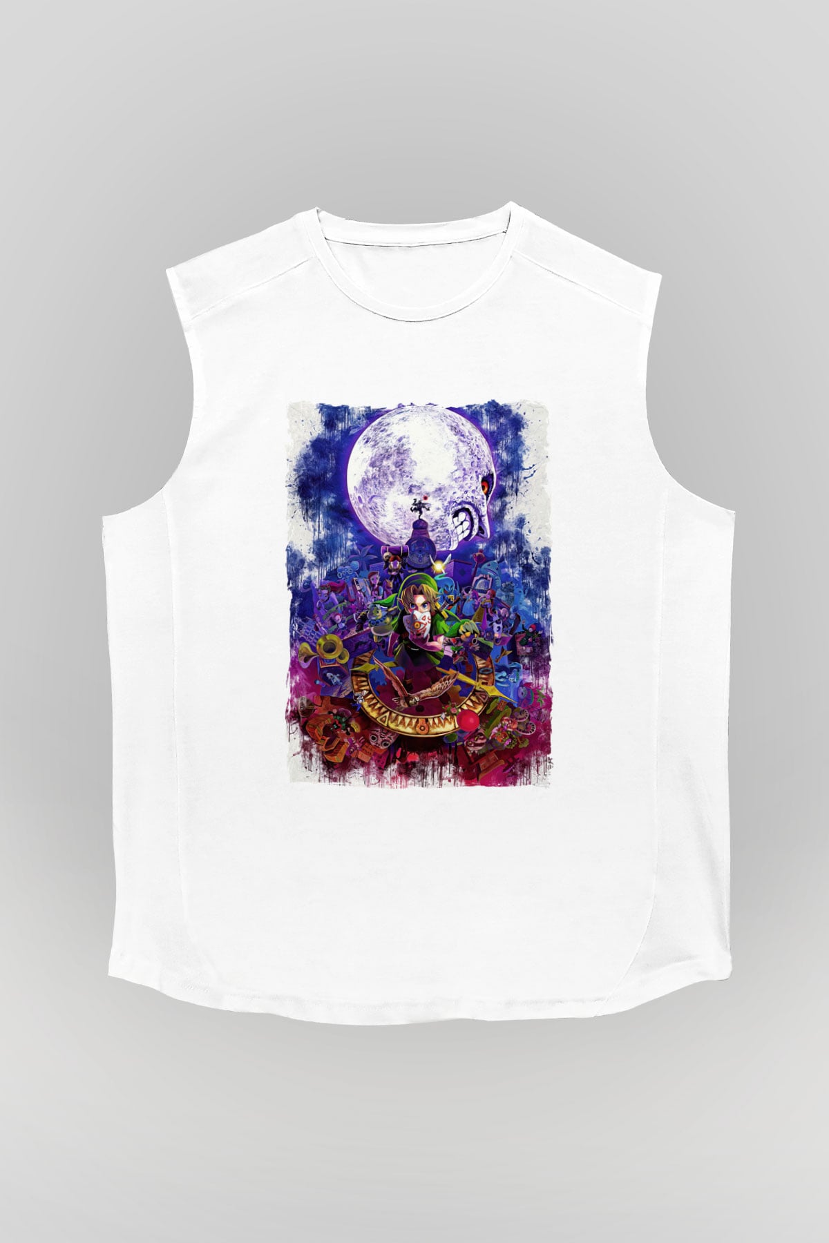 The Legend of Zelda Beyaz Unisex  Kolsuz Tişört