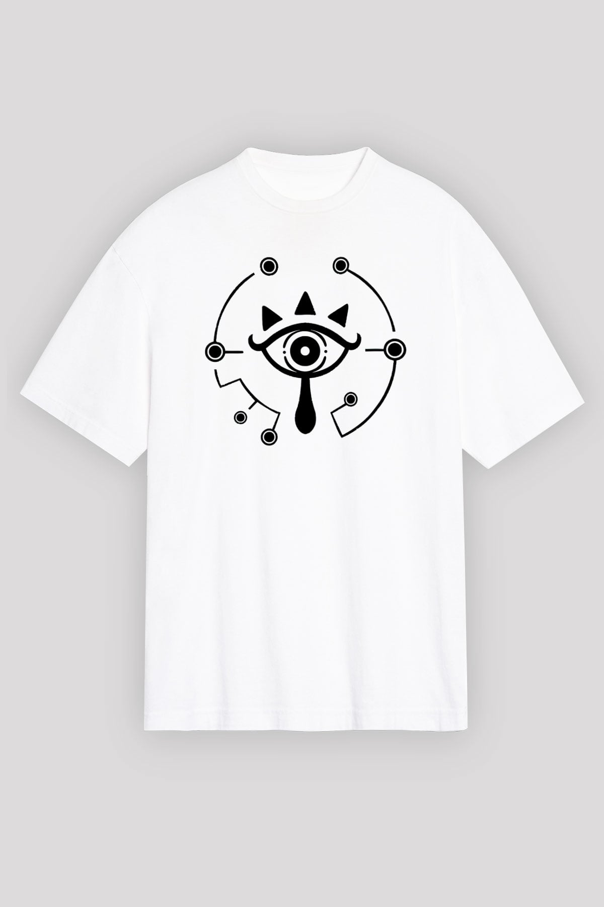 The Legend of Zelda Beyaz Unisex Oversize Tişört