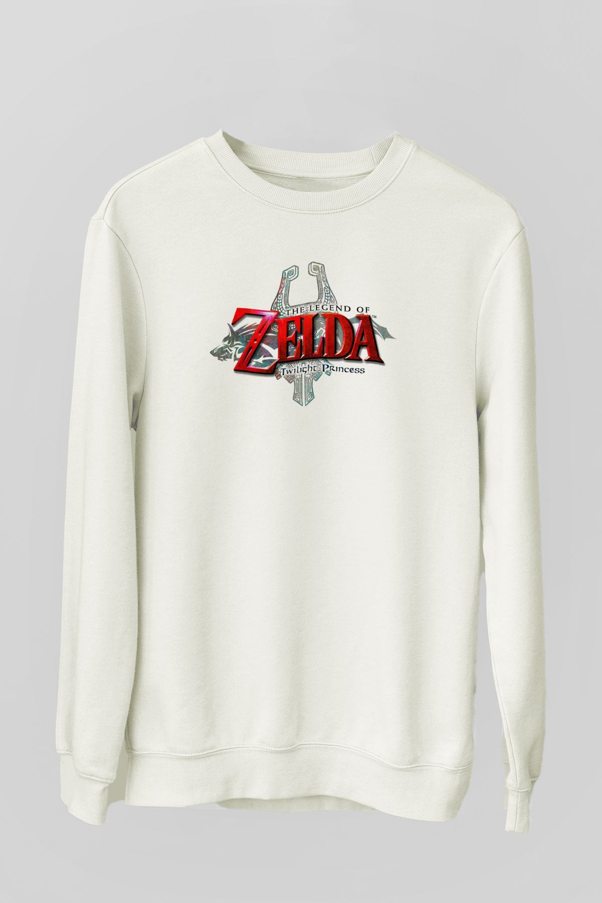The Legend of Zelda Beyaz Unisex Sweatshirt