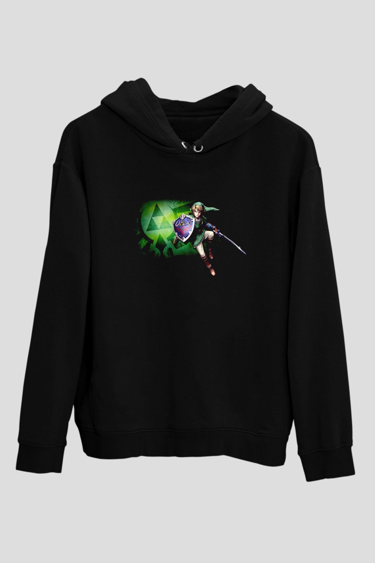 The Legend of Zelda Siyah Unisex Hoodie