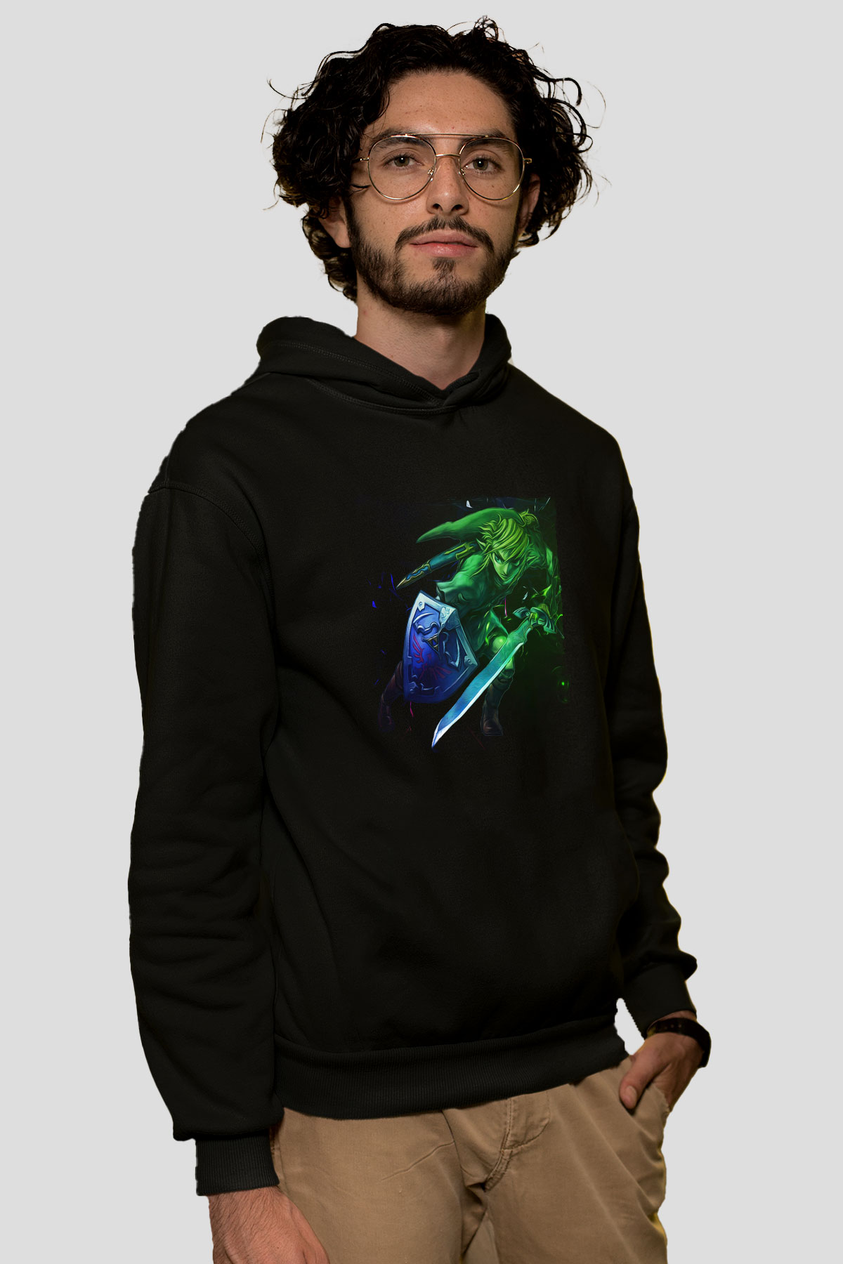 The Legend of Zelda Siyah Unisex Hoodie