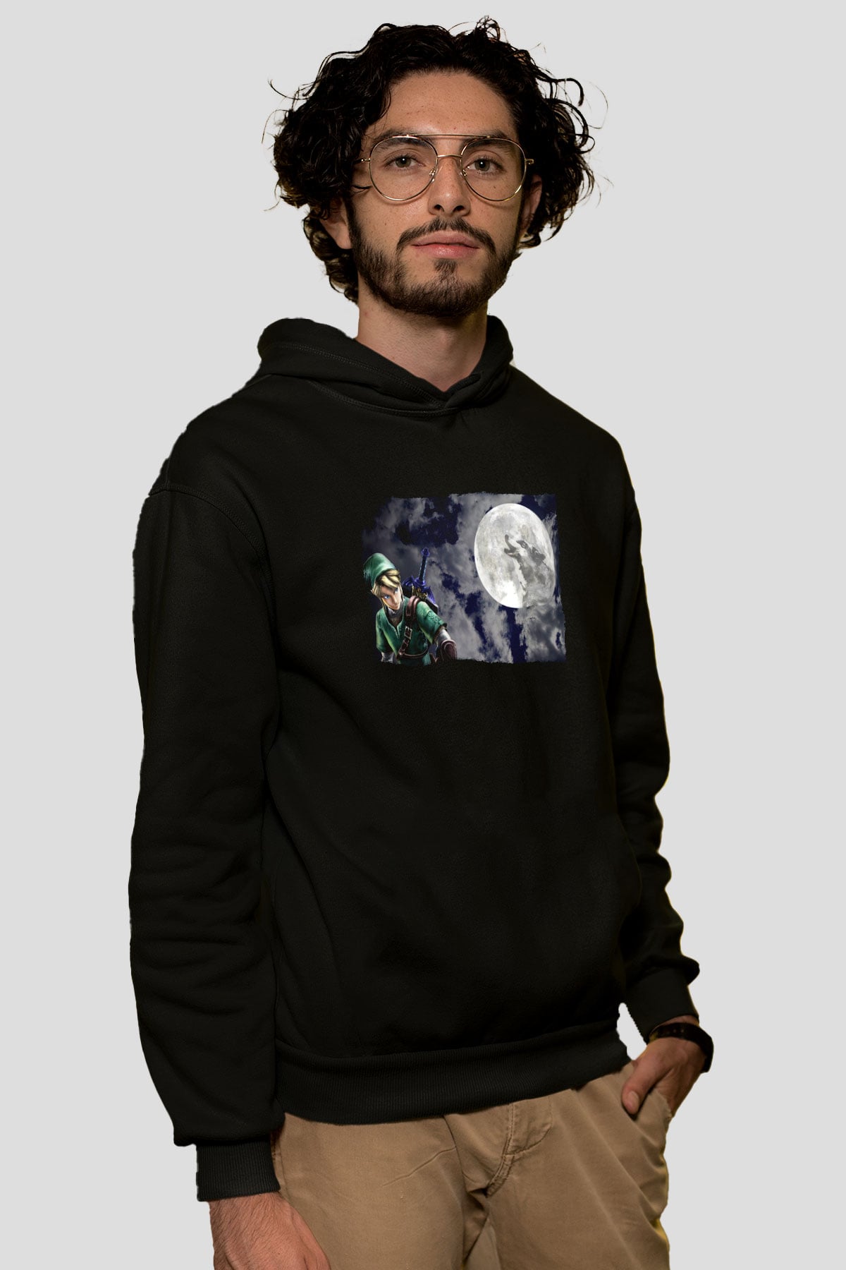 The Legend of Zelda Siyah Unisex Hoodie