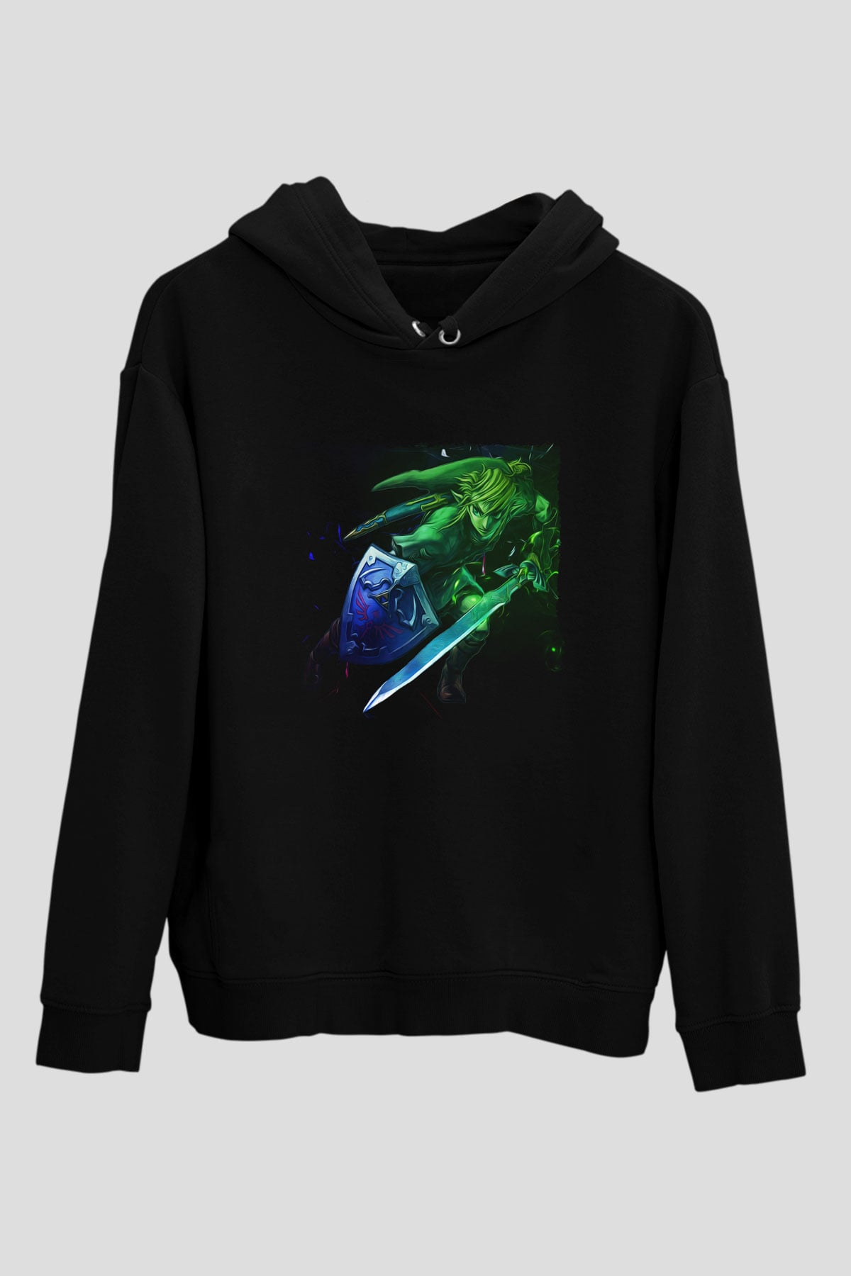 The Legend of Zelda Siyah Unisex Hoodie