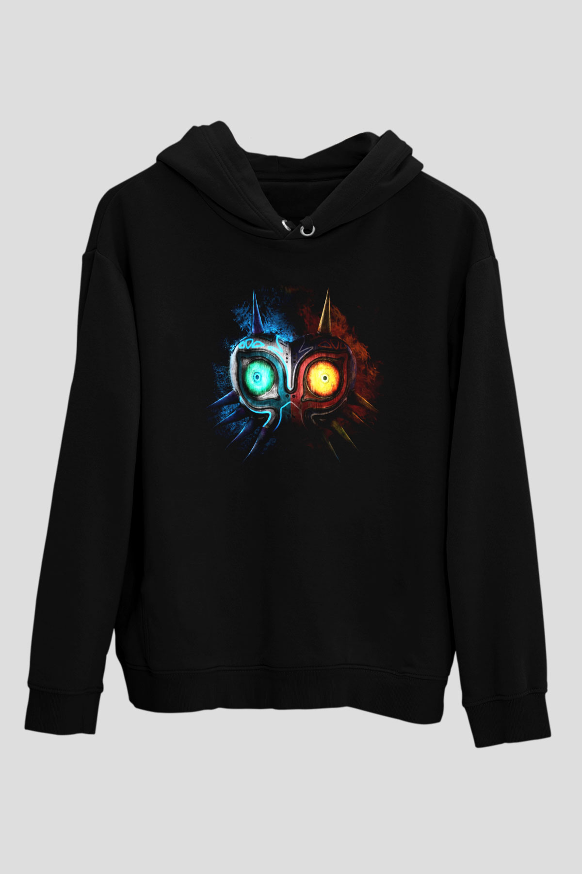The Legend of Zelda Siyah Unisex Kapüşonlu Sweatshirt