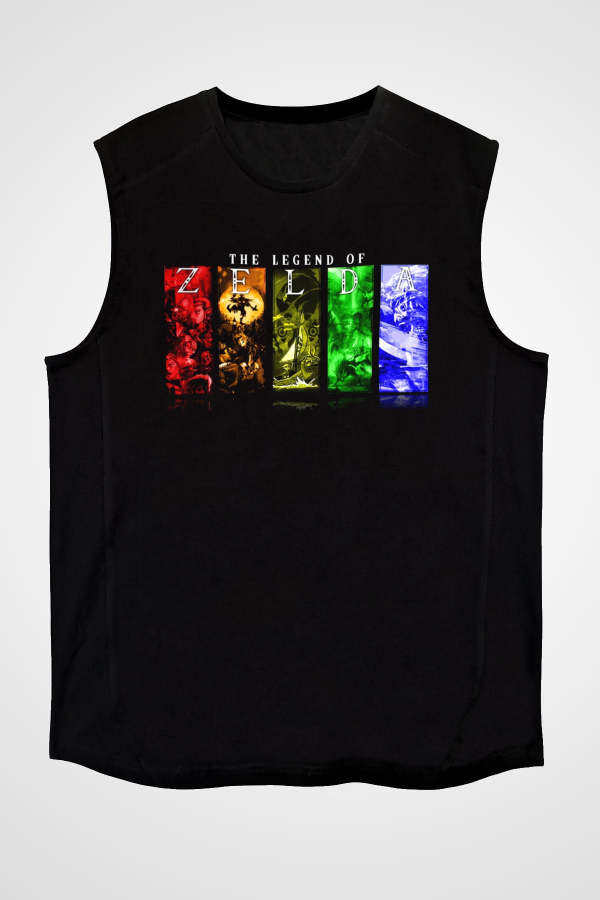 The Legend of Zelda Siyah Unisex Kolsuz Tişört