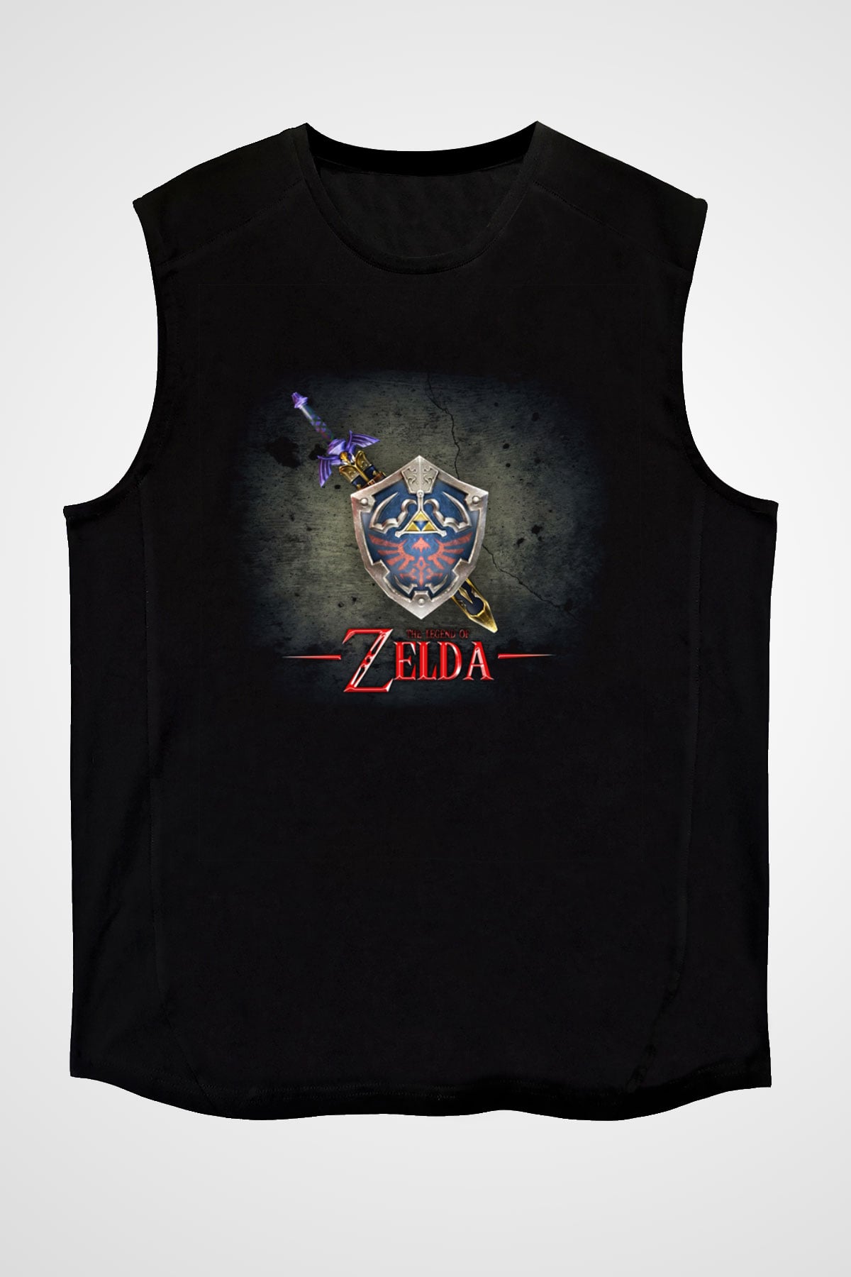 The Legend of Zelda Siyah Unisex Kolsuz Tişört