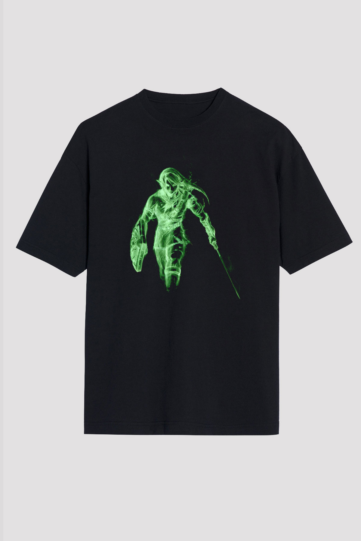 The Legend of Zelda Siyah Unisex Oversize Tişört