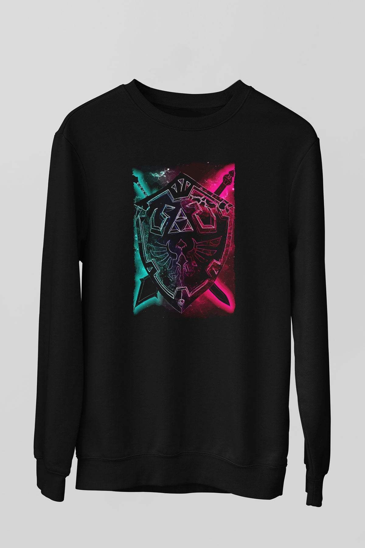 The Legend of Zelda Siyah Unisex  Sweatshirt