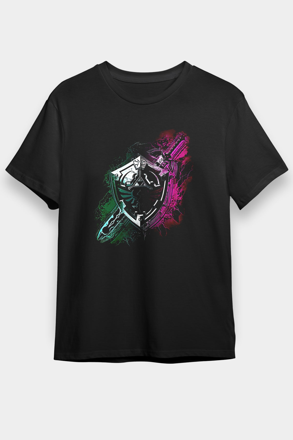 The Legend of Zelda Siyah Unisex Tişört