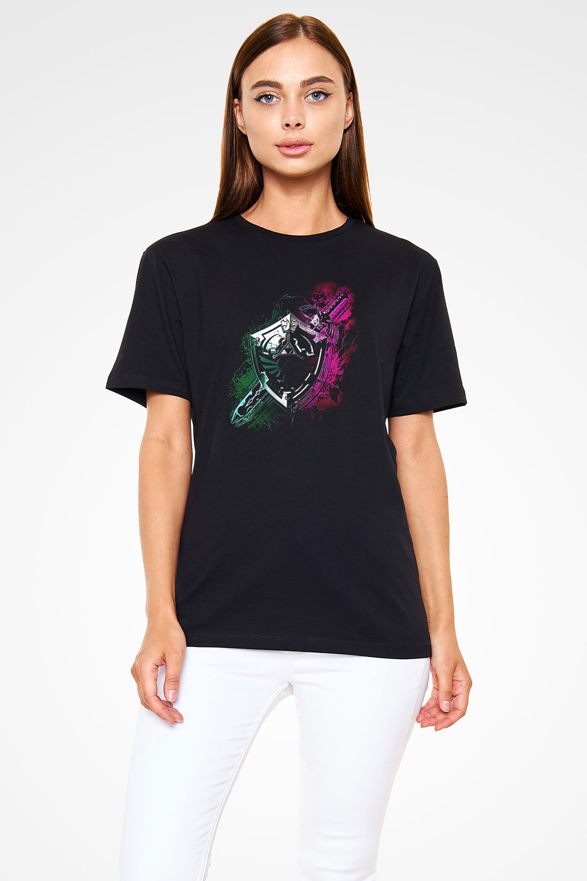 The Legend of Zelda Siyah Unisex Tişört