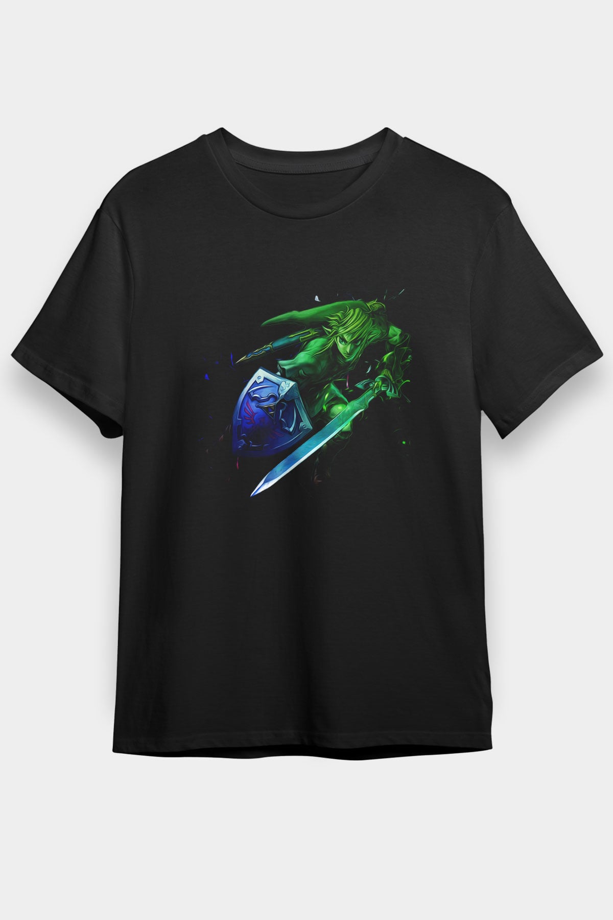 The Legend of Zelda Siyah Unisex Tişört