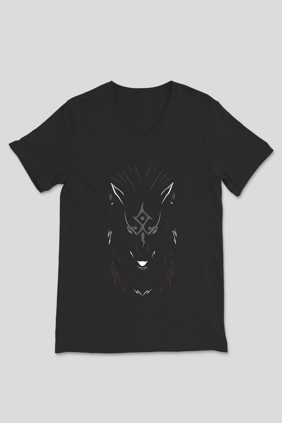 The Legend of Zelda Siyah Unisex V Yaka Tişört