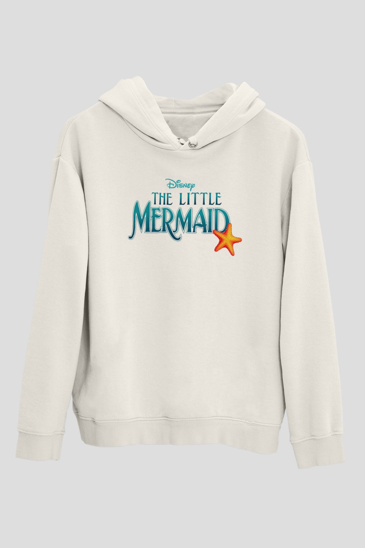 The Little Mermaid Beyaz Unisex Hoodie