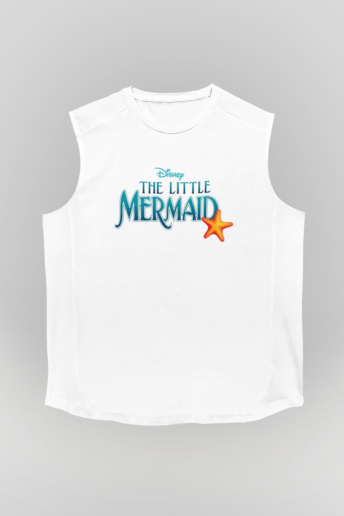 The Little Mermaid Beyaz Unisex Kolsuz Tişört