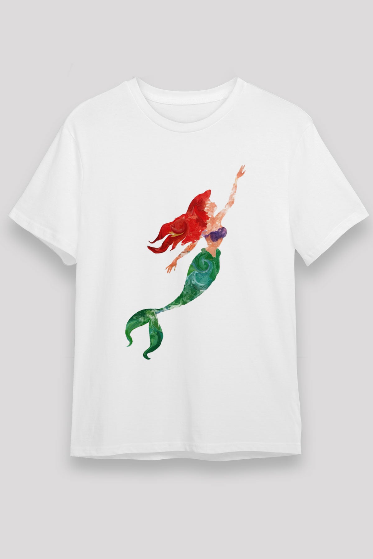 The Little Mermaid Beyaz Unisex Tişört T-Shirt