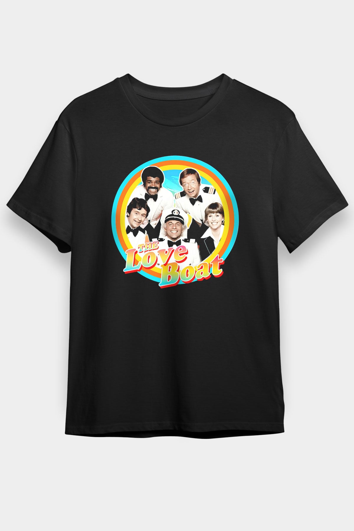 The Love Boat Siyah Unisex Tişört