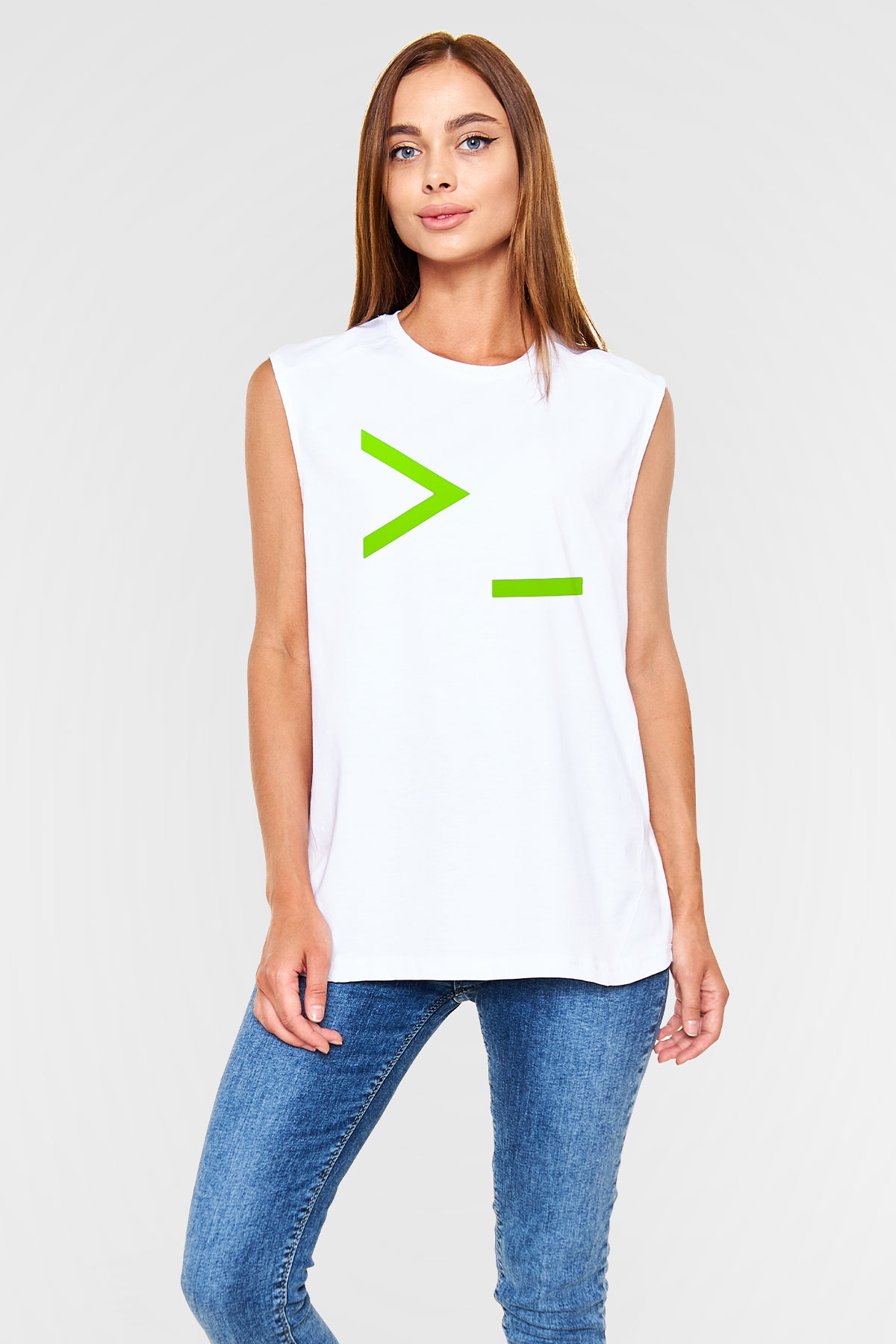 The Matrix Beyaz Unisex Kolsuz Tişört