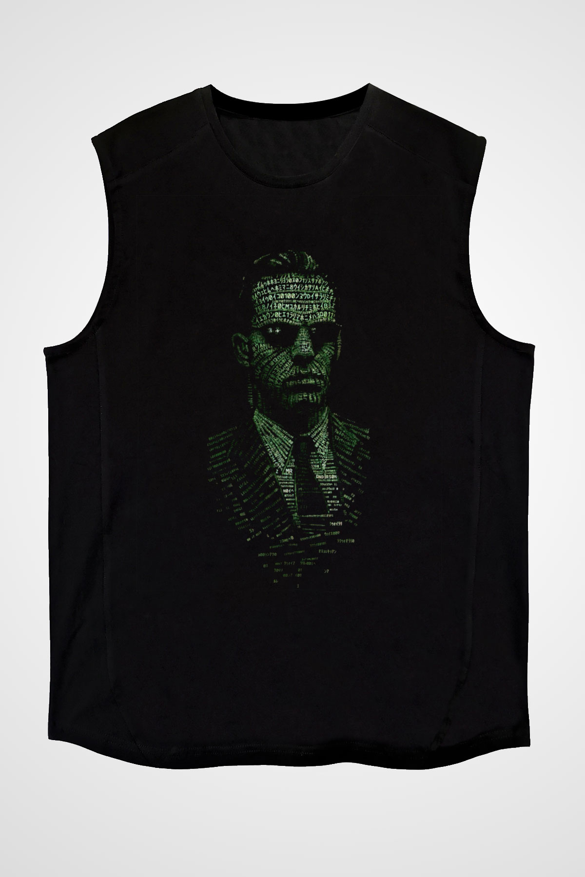 The Matrix Siyah Unisex Kolsuz Tişört