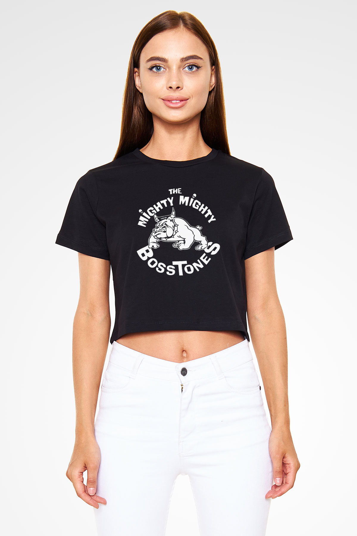 The Mighty Mighty Bosstones Siyah  Crop Top Tişört