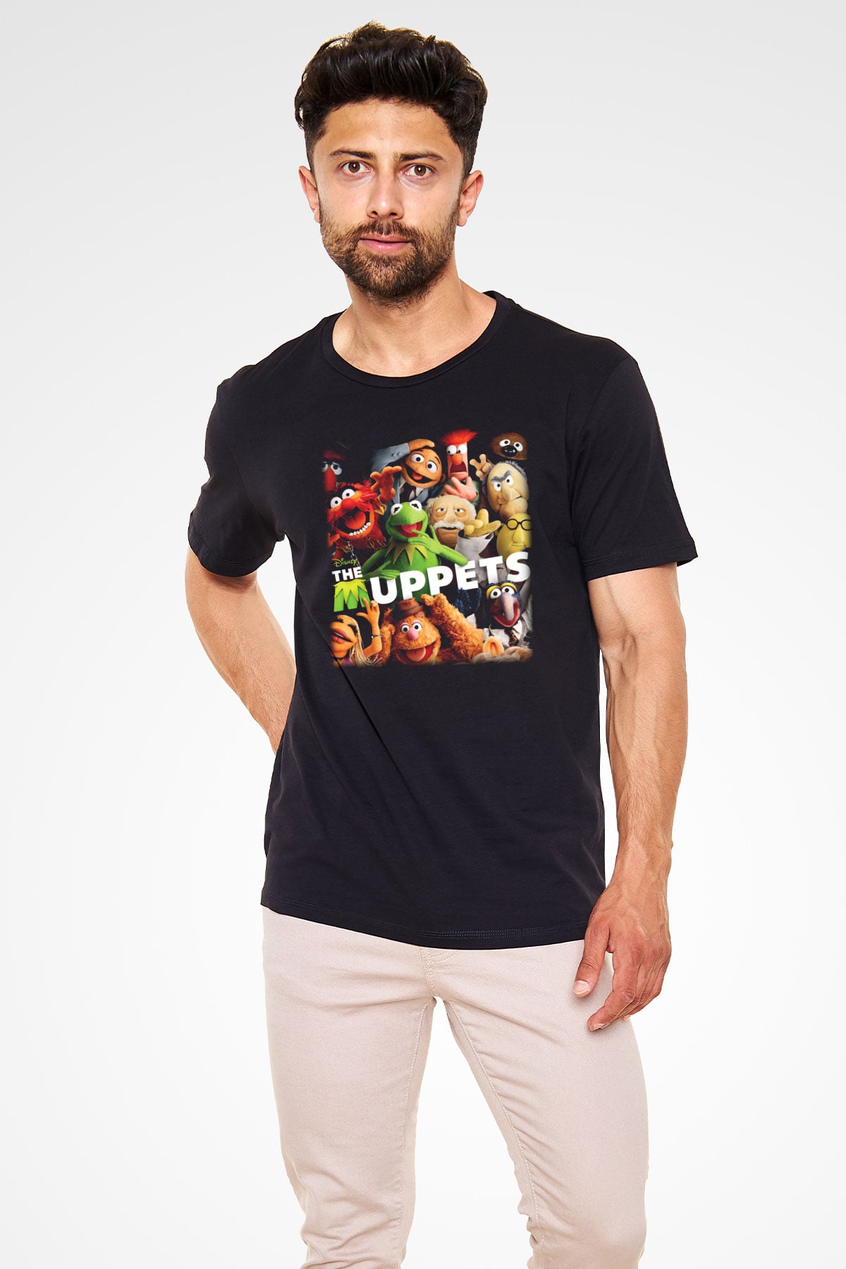 The Muppets Siyah Unisex Tişört
