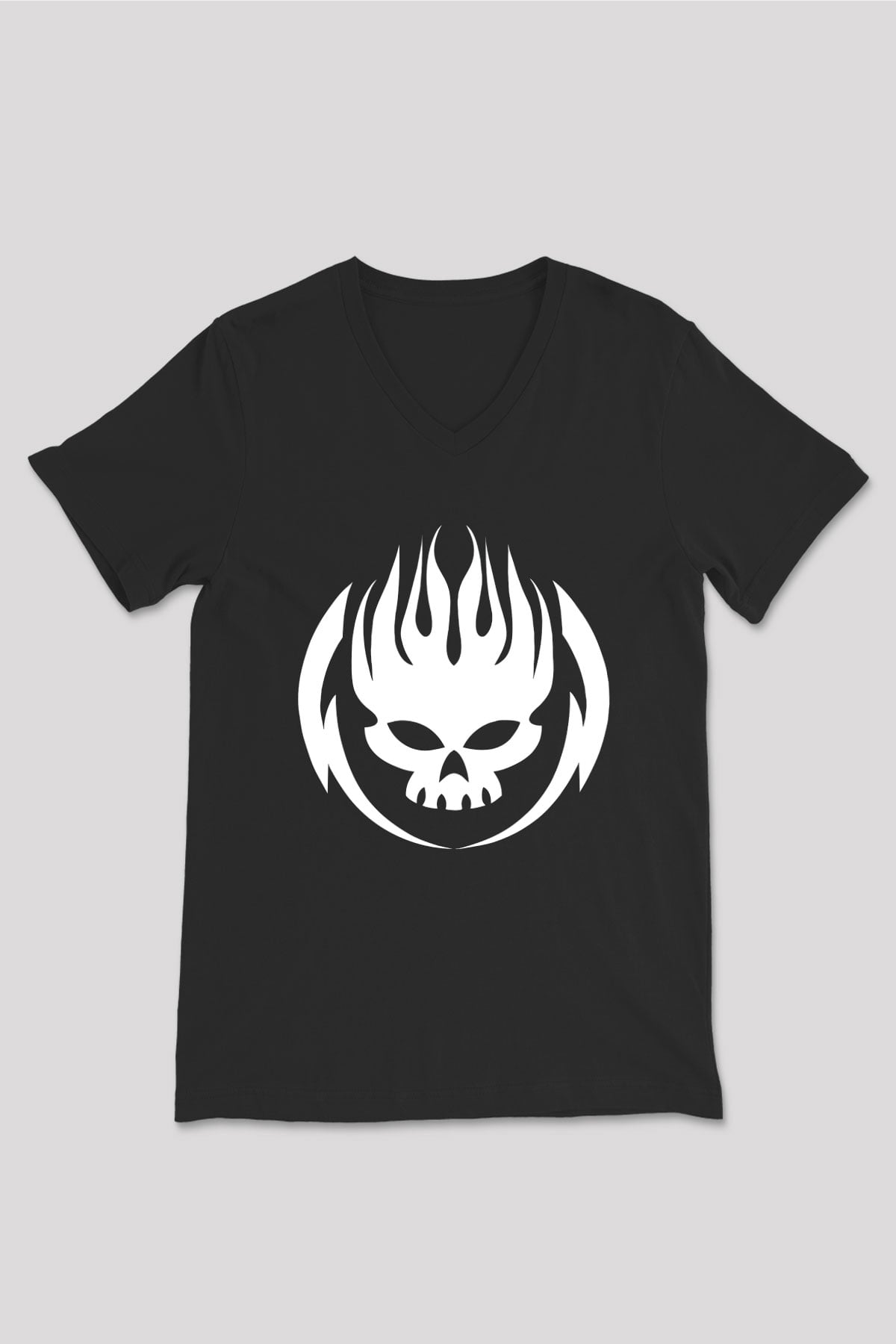 The Offspring Siyah Unisex V Yaka Tişört T-Shirt