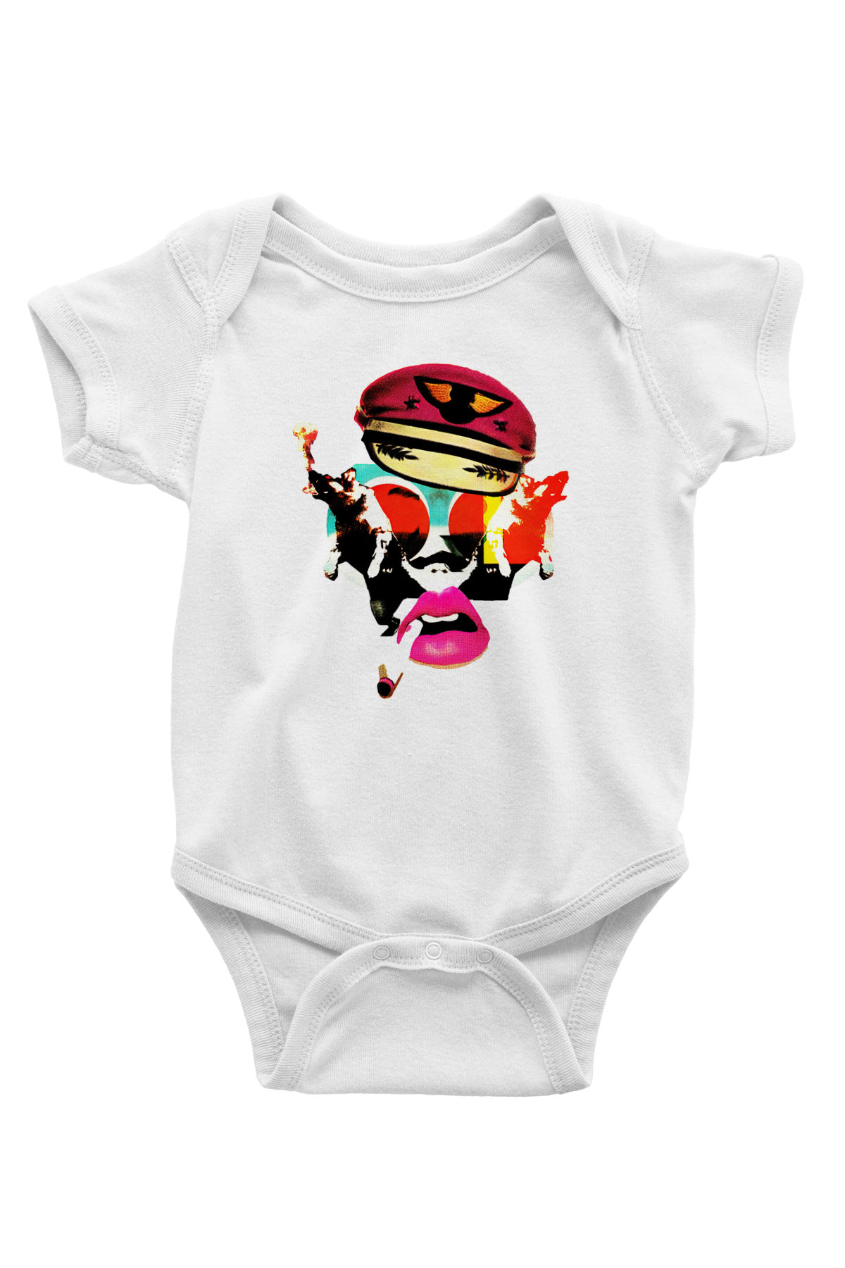 The Prodigy Baskılı Beyaz Unisex Bebek Body - Zıbın