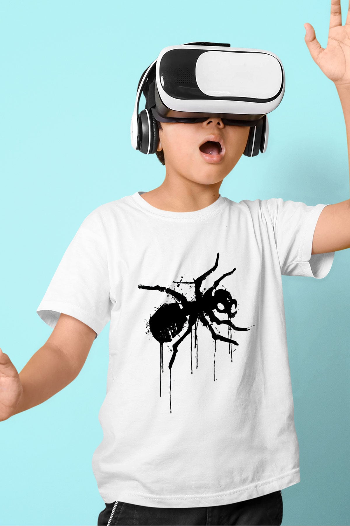 The Prodigy Baskılı Beyaz Unisex Çocuk Tişört