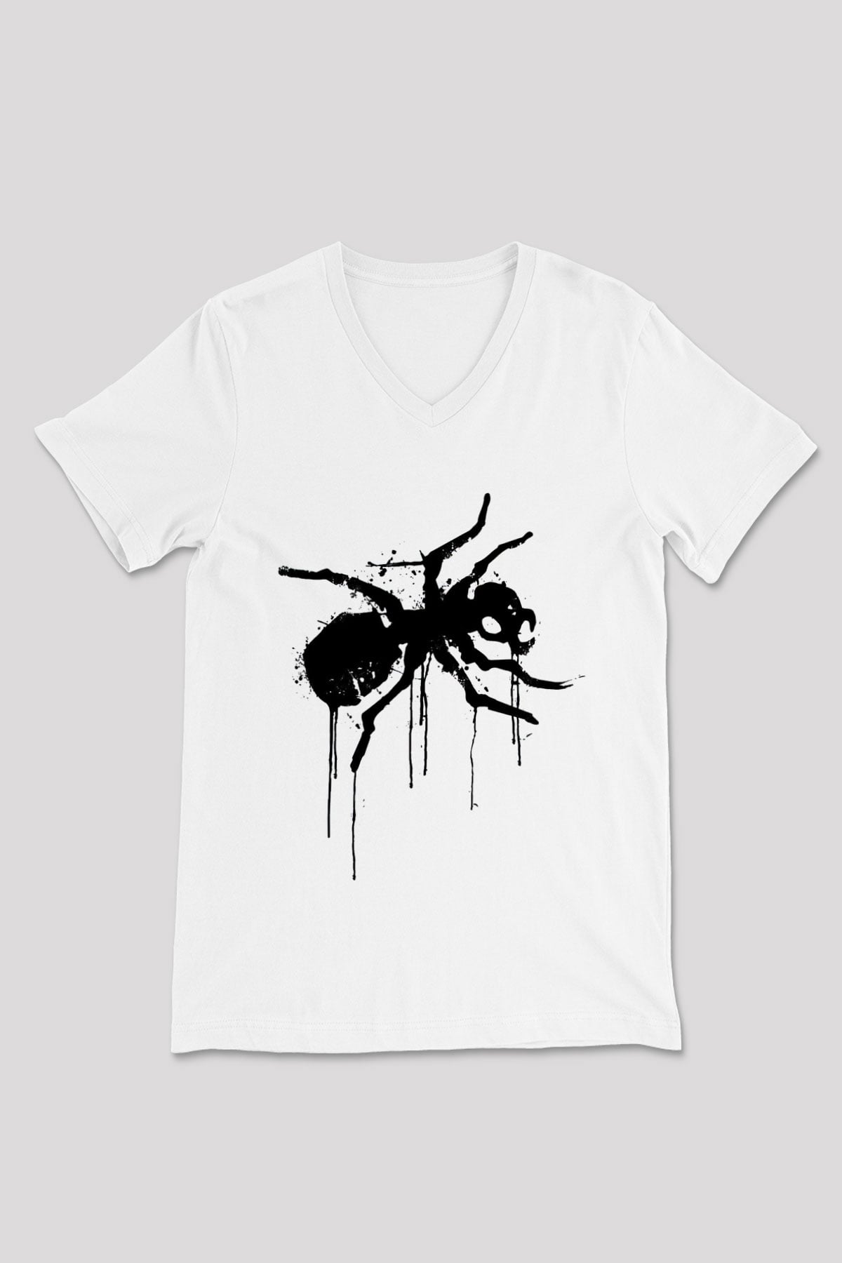 The Prodigy Beyaz Unisex V Yaka Tişört T-Shirt